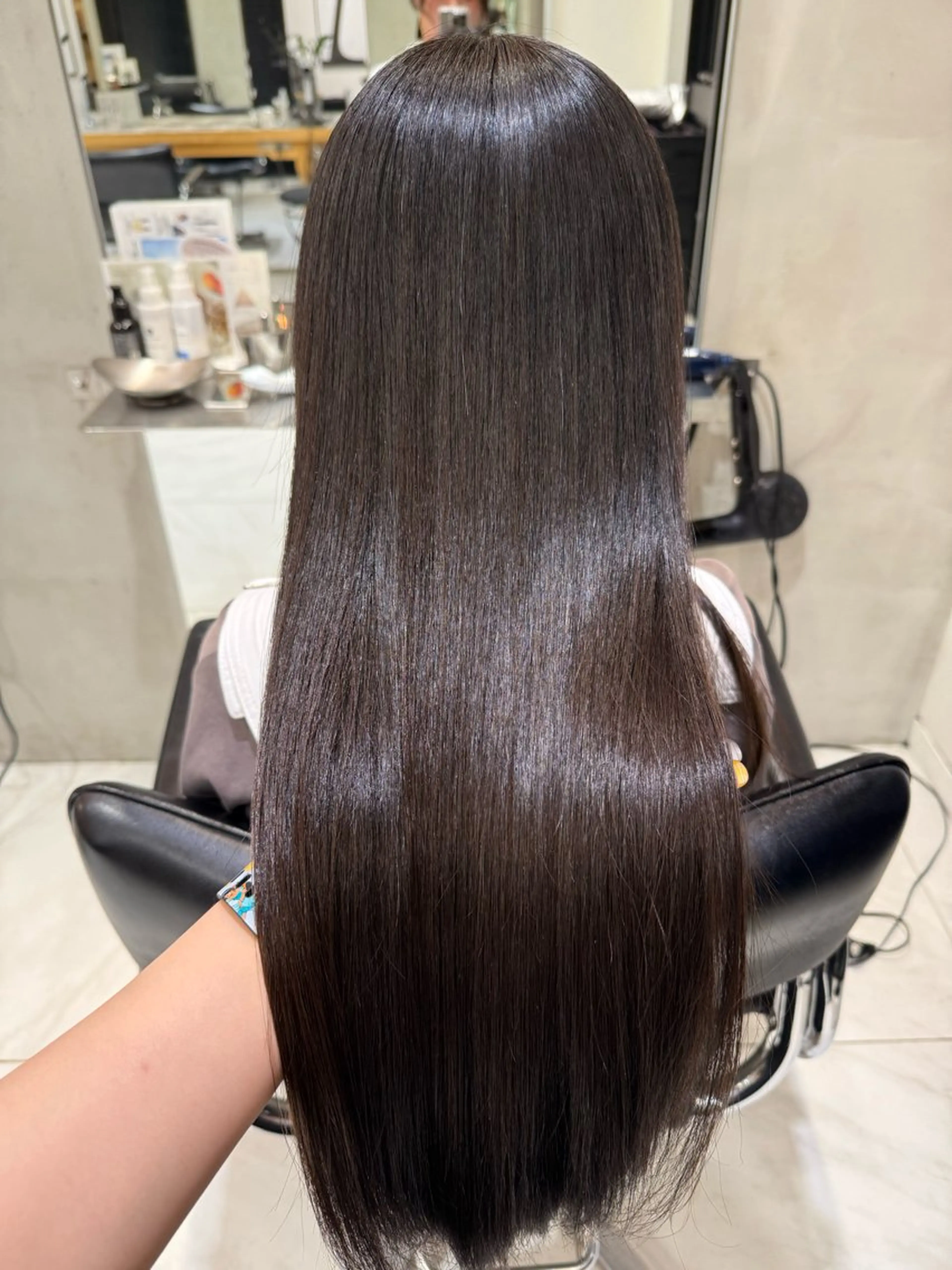 ロング 縮毛矯正 トリートメント ヘッドスパ 艶髪/ロングモデル 募集🫧terukaのヘアスタイル