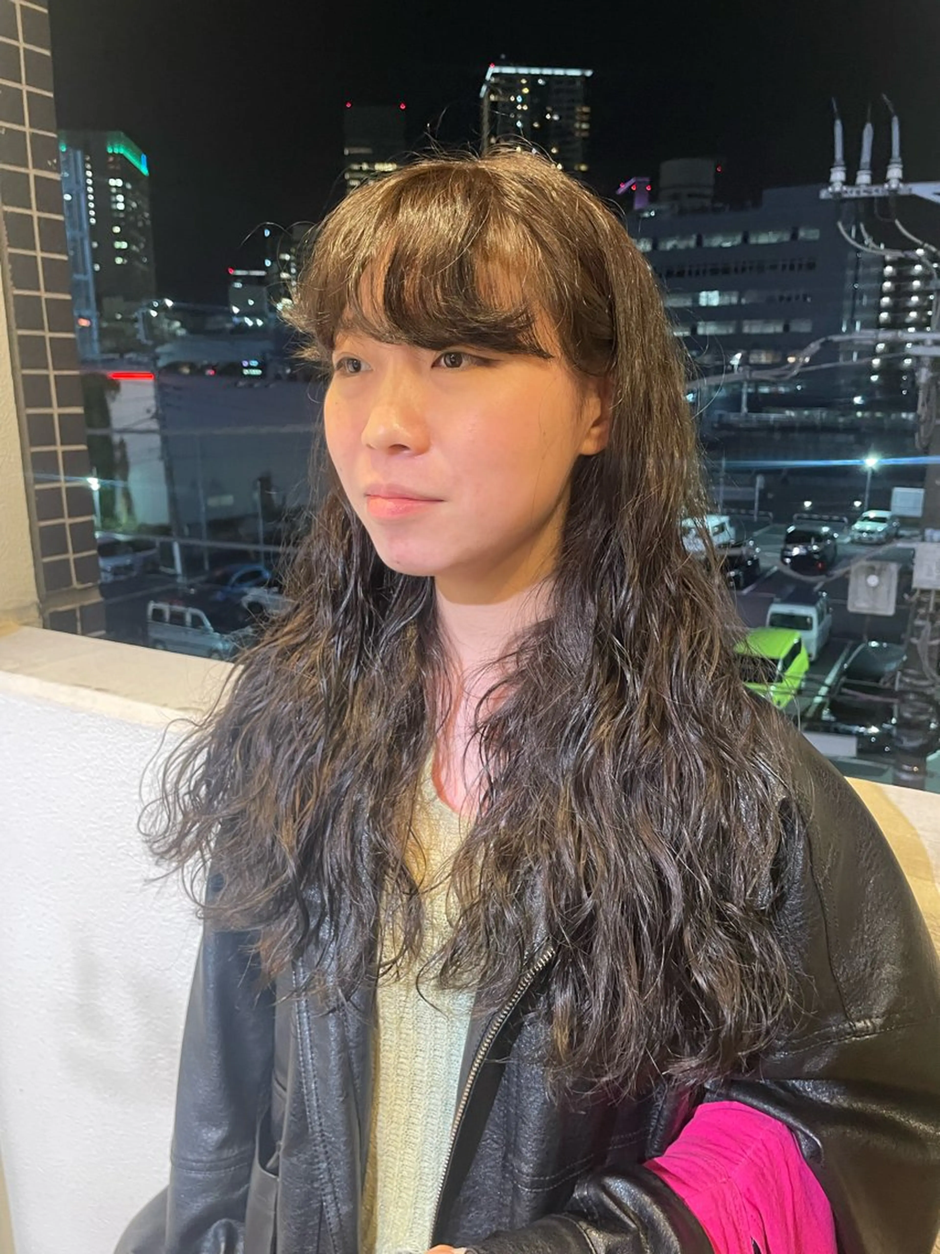 ロング カラー パーマ カット ヘアカラー パーマ トリートメント Toiro 横浜所属・🎀レイヤー/パーマ カラー/ai🎀のヘアスタイル