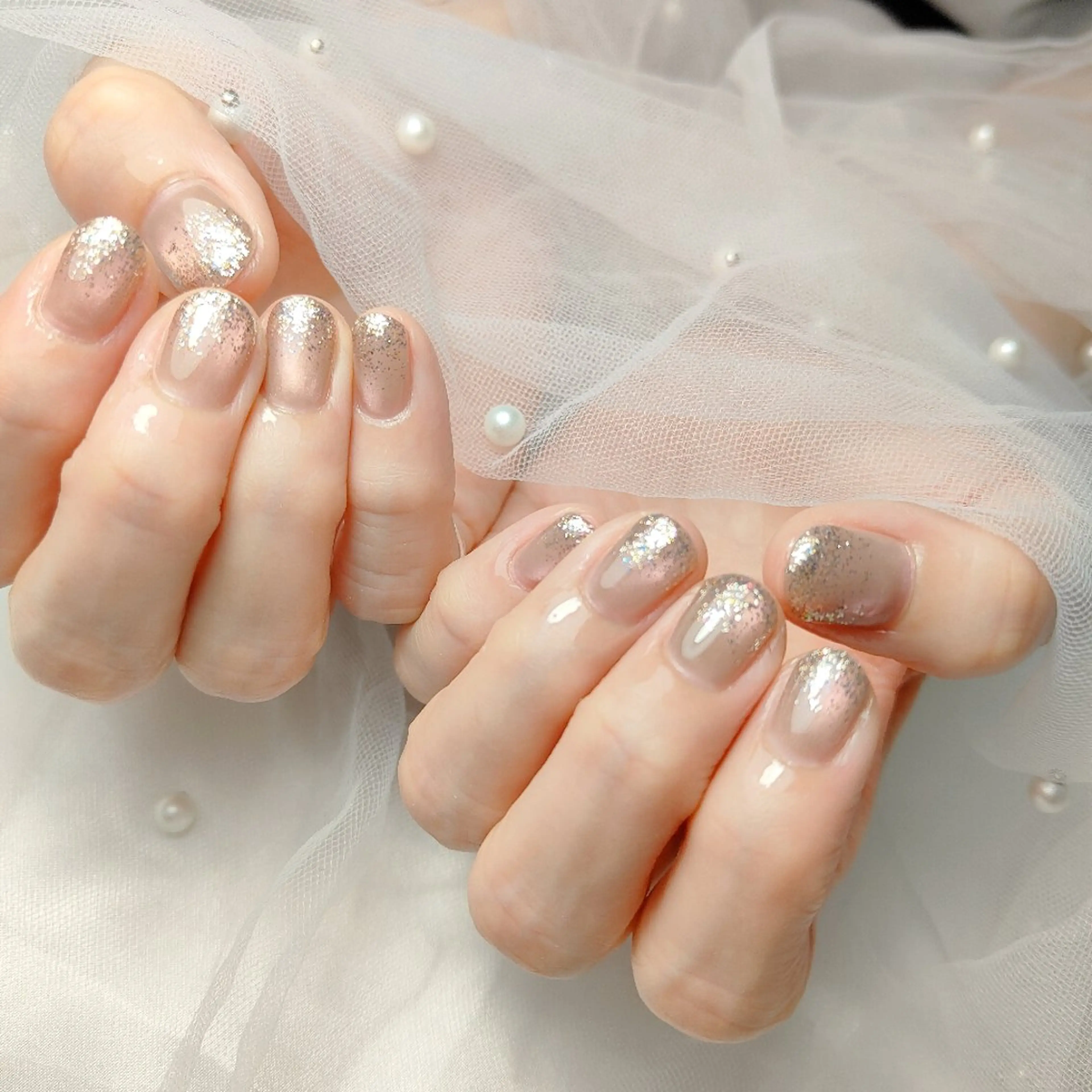 ネイル フラッシュネイル ハンドネイル CLEAR NAILのネイルデザイン