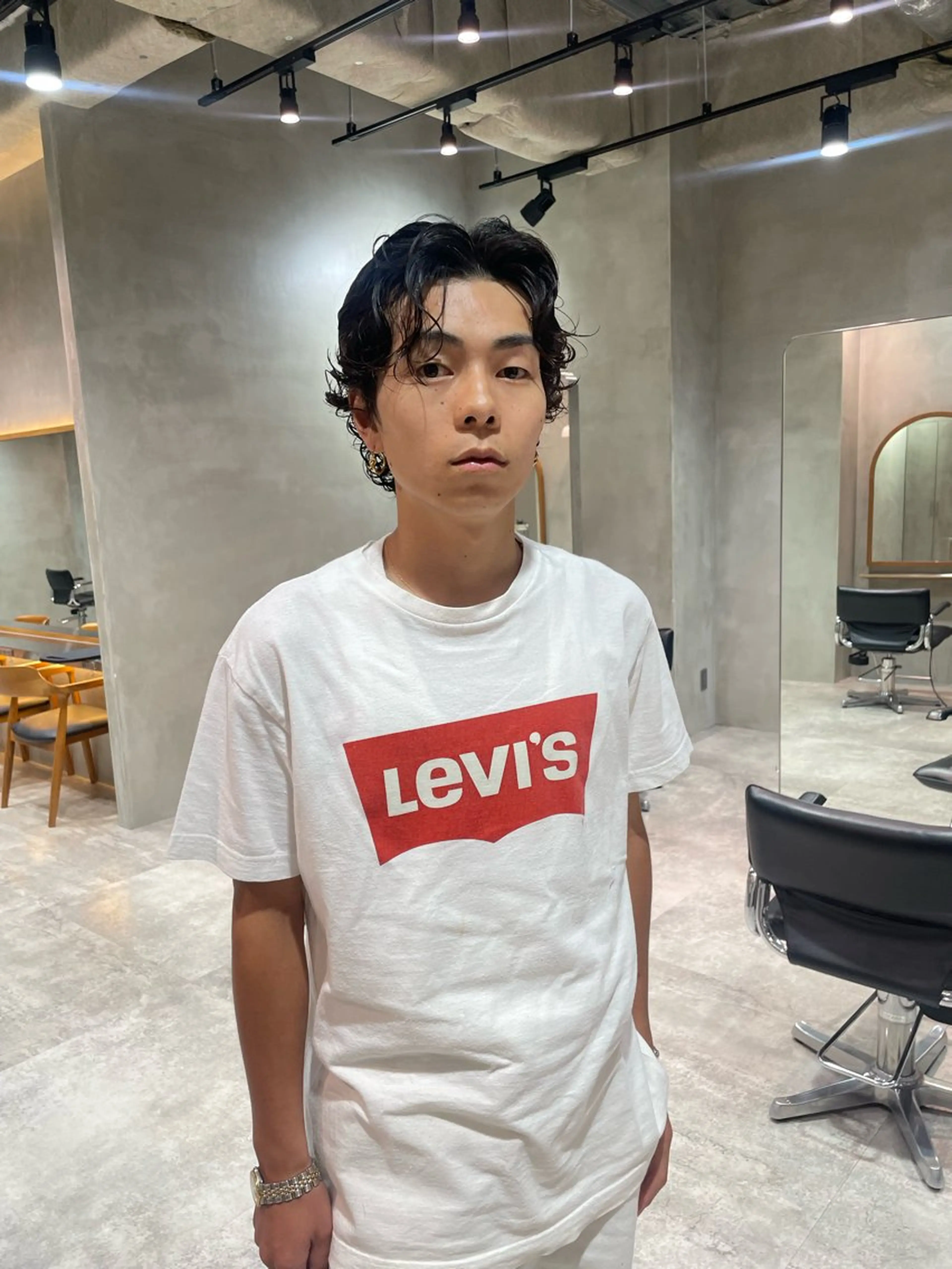 ショート カット パーマ 渡邉 和喜のヘアスタイル