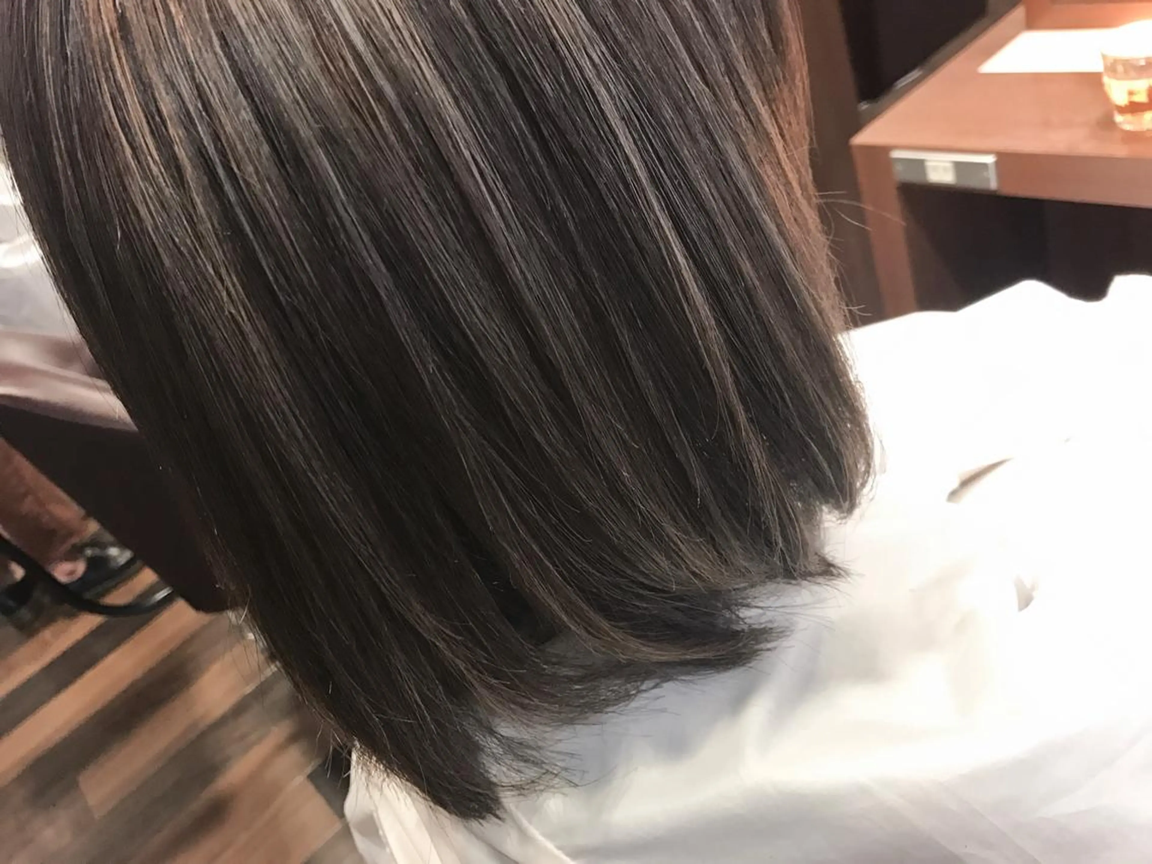 ミディアム カラー ハイライトカラー ハイライト 小國 綾かのヘアスタイル