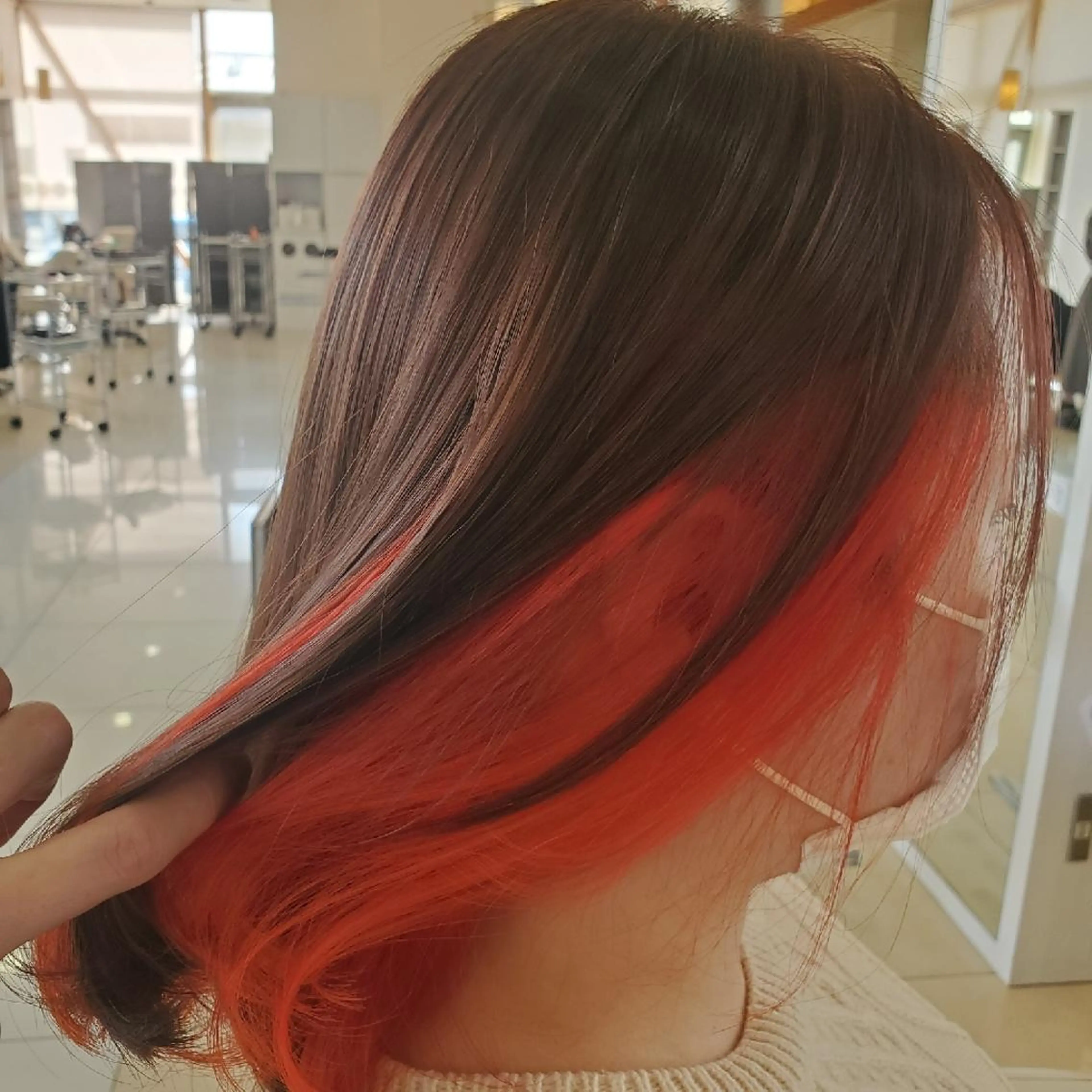 カラー 北野 親善のヘアスタイル