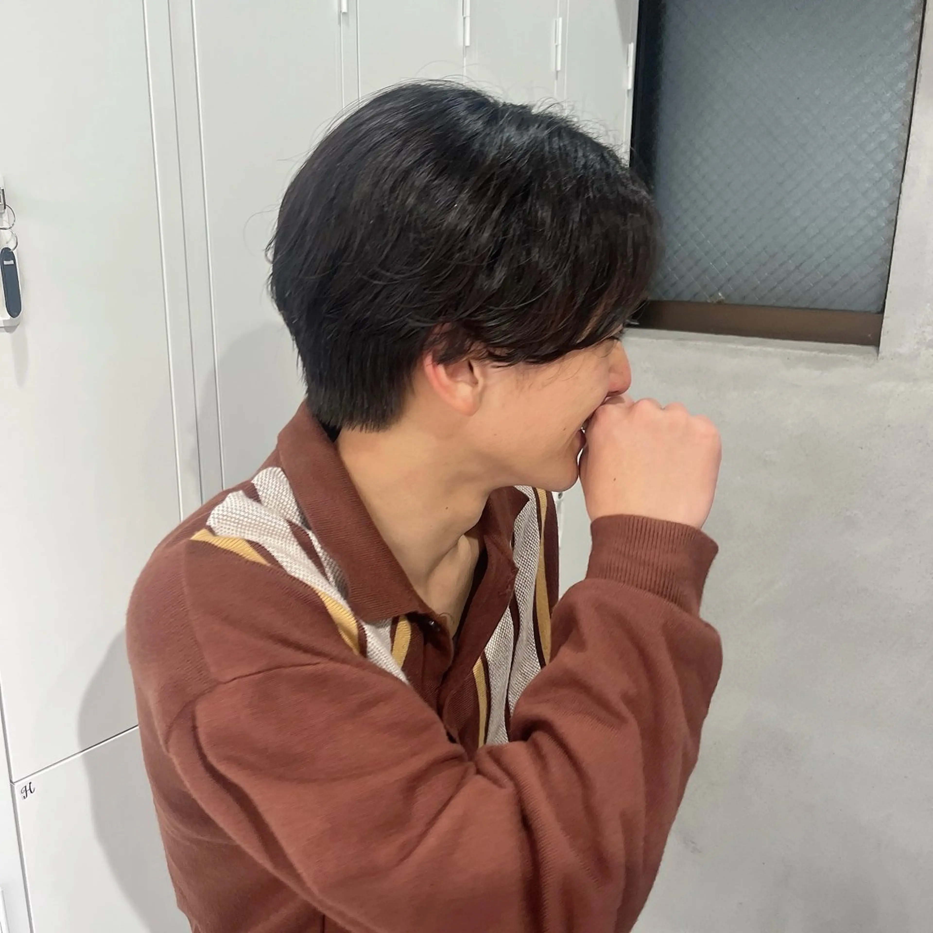 パーマ メンズ メンズパーマ カット パーマ りおな/エクステ /ミルクティーカラーのヘアスタイル