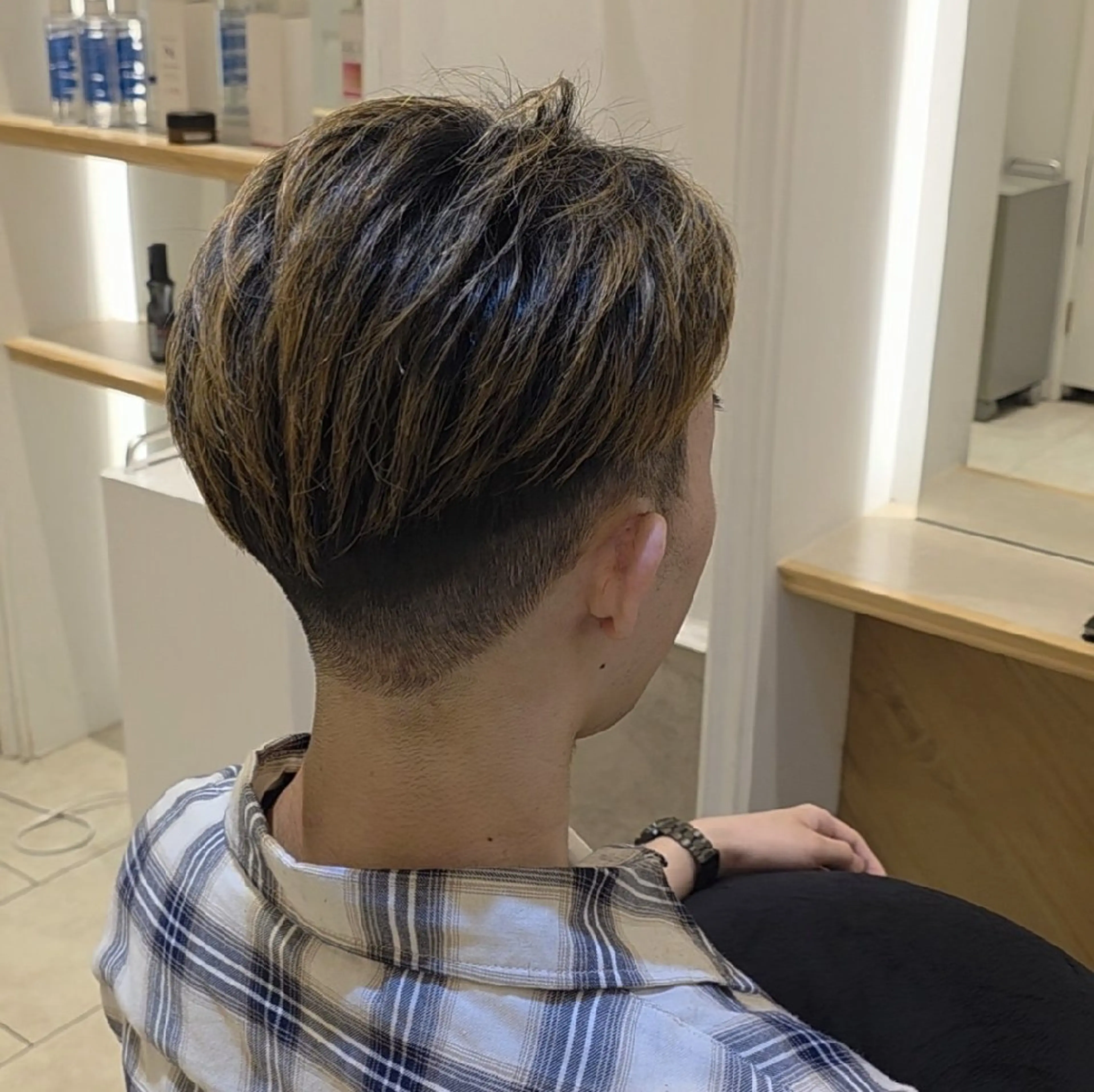 ショート カット GRITTERs 泉中央店所属・ロング/小顔レイヤー /カットモデル泉中央のヘアスタイル