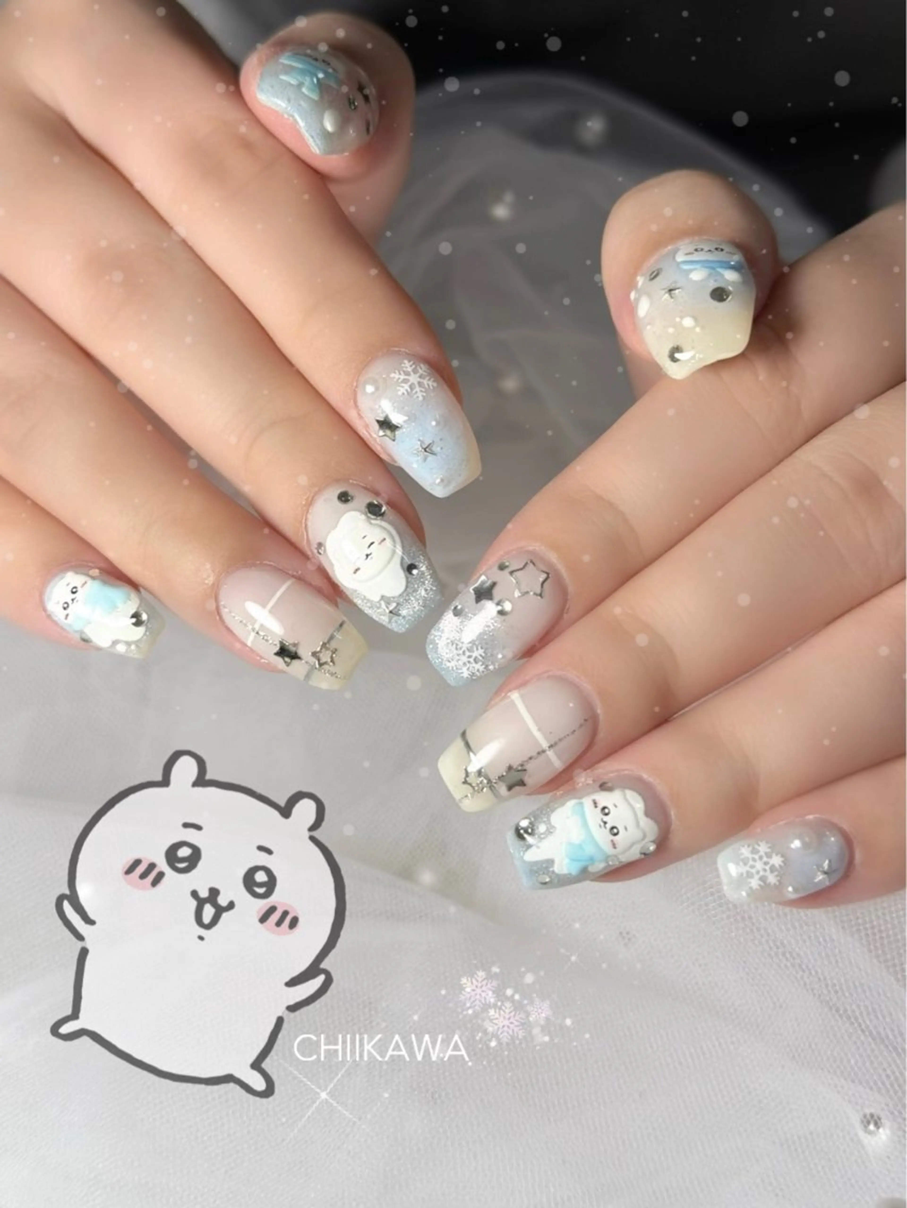 ネイル 持ち込み ハンドネイル 【Yappy🌈】 💖P-tanaのネイルデザイン