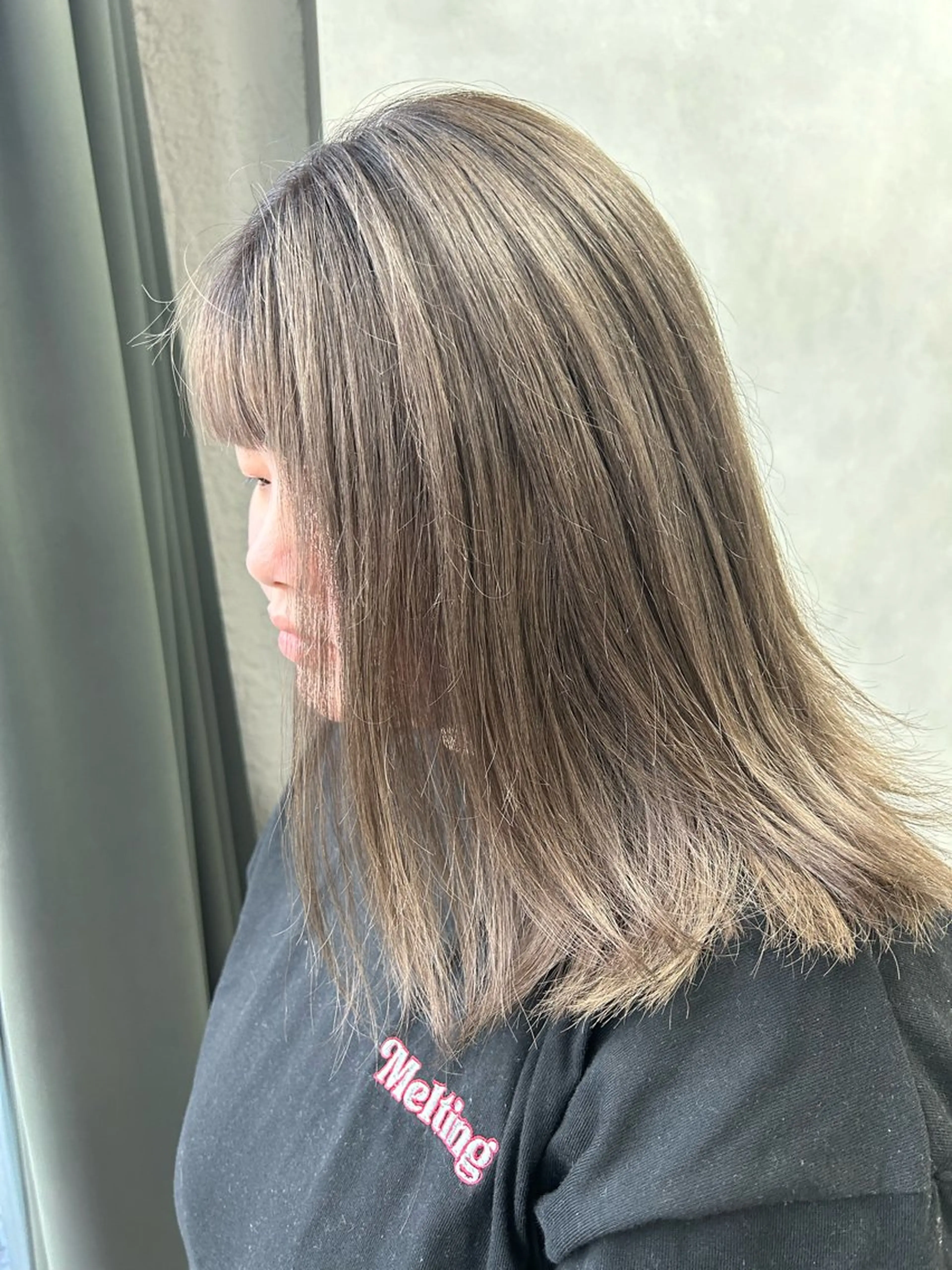 ミディアム カラー ヘアカラー トリートメント ✨ブリーチ特化✨ 💚Acchon💚のヘアスタイル