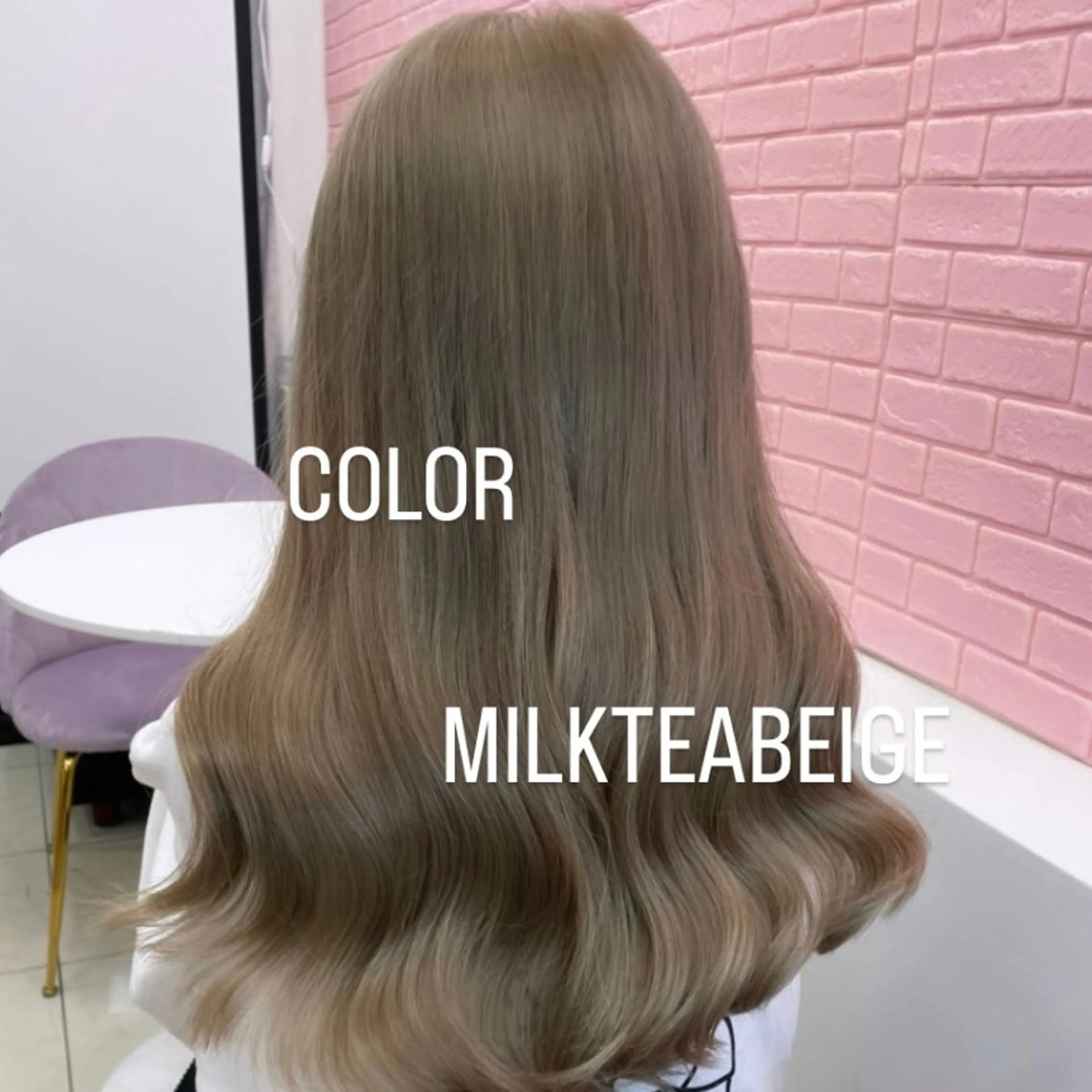 ロング カラー カット ヘアカラー トリートメント エクステ🩵ブリーチ 韓国ヘア🩵KAEのヘアスタイル