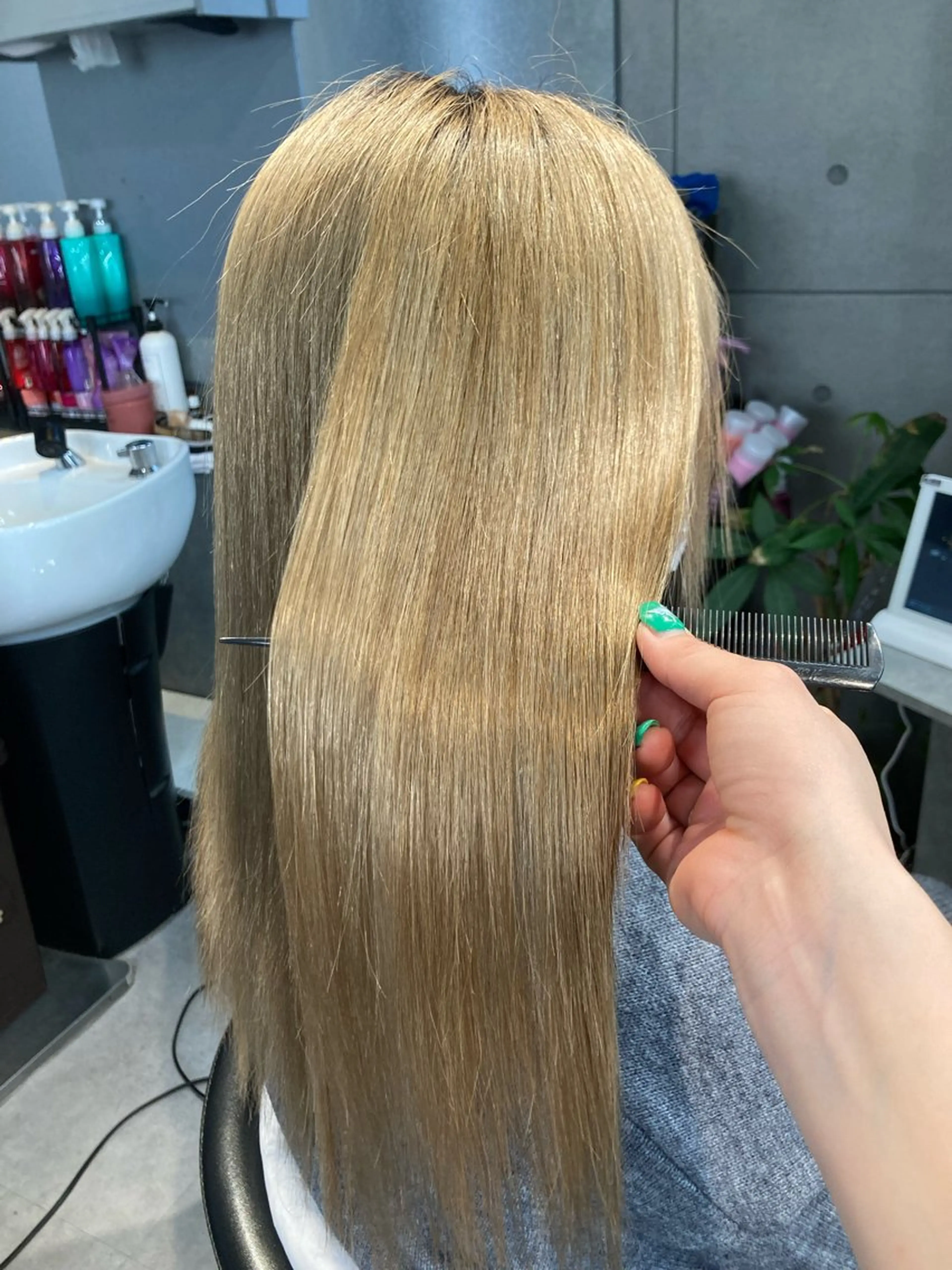 ロング トリートメント 髪質改善☺︎縮毛矯正 ふじい まりんのヘアスタイル