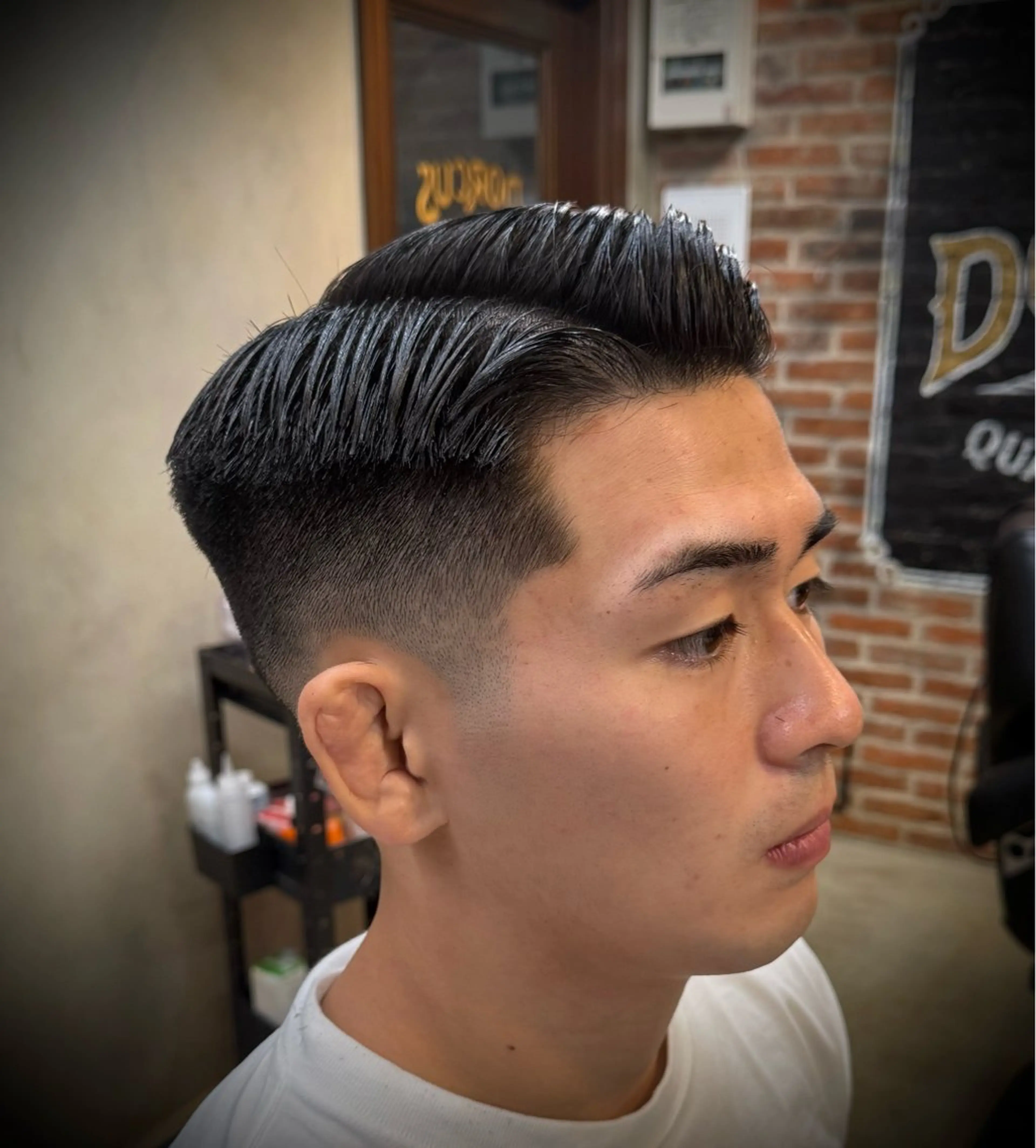 ショート メンズ フェードカット Dorcus barber quality style ドルクス上野店 バーバーショップ所属・坂本 虹昂のヘアスタイル