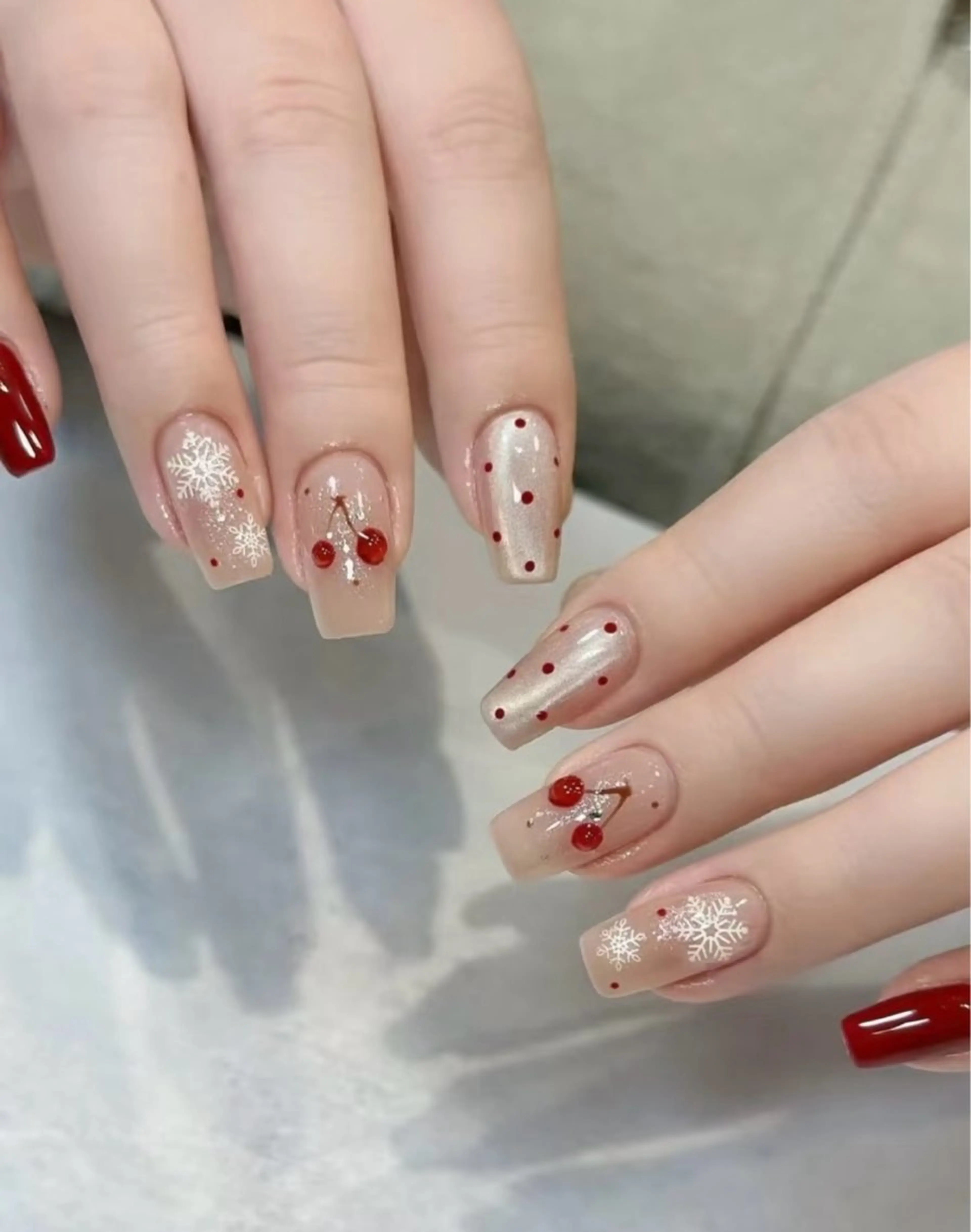 ネイル アートネイル べっ甲ネイル チークネイル 長さ出し フラッシュネイル ハンドネイル ハンドケア For you. Nail Salonのネイルデザイン