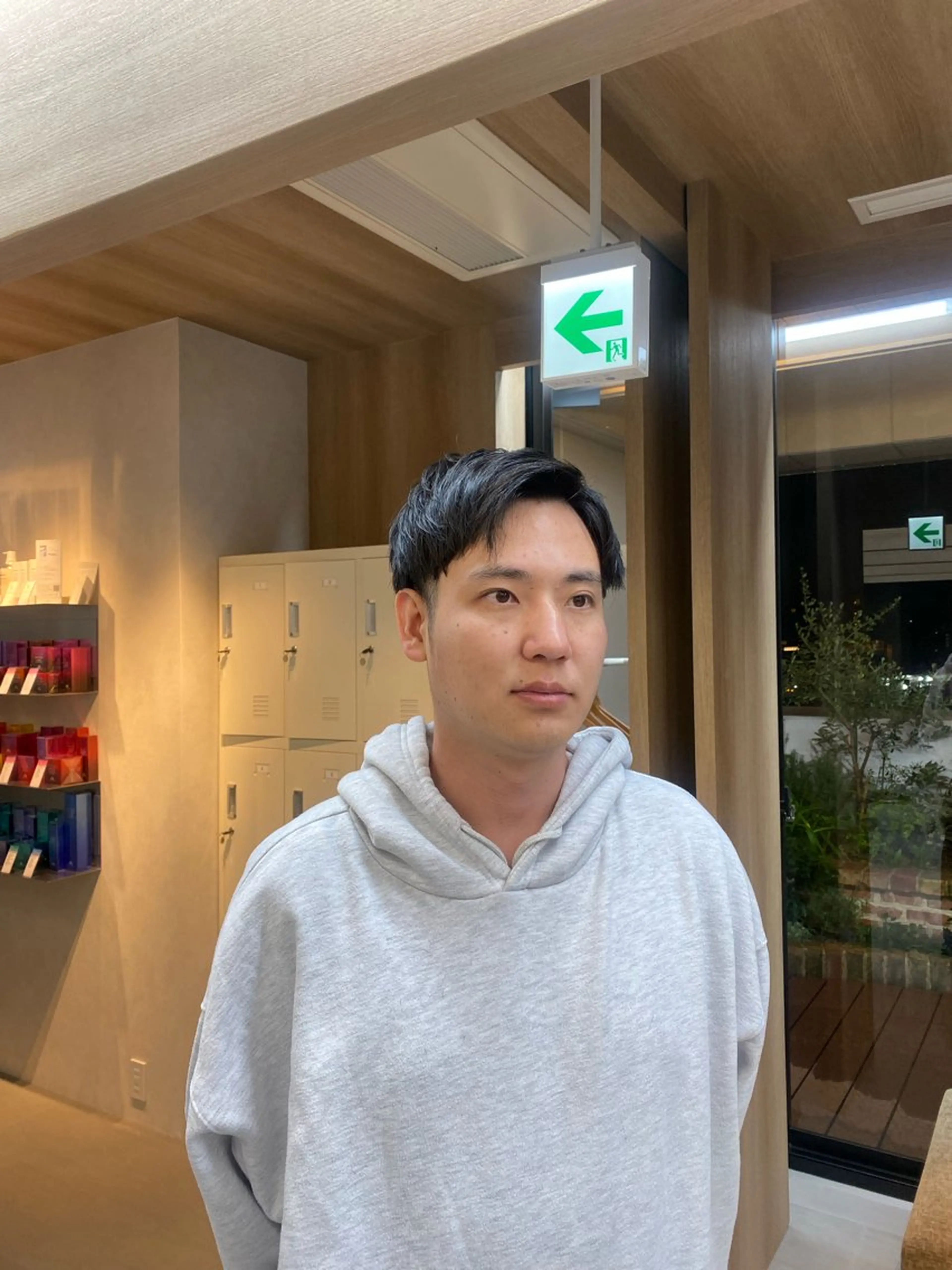 メンズ アップバング カット LAMIN所属・ニュアンスヘア /LINNAのヘアスタイル