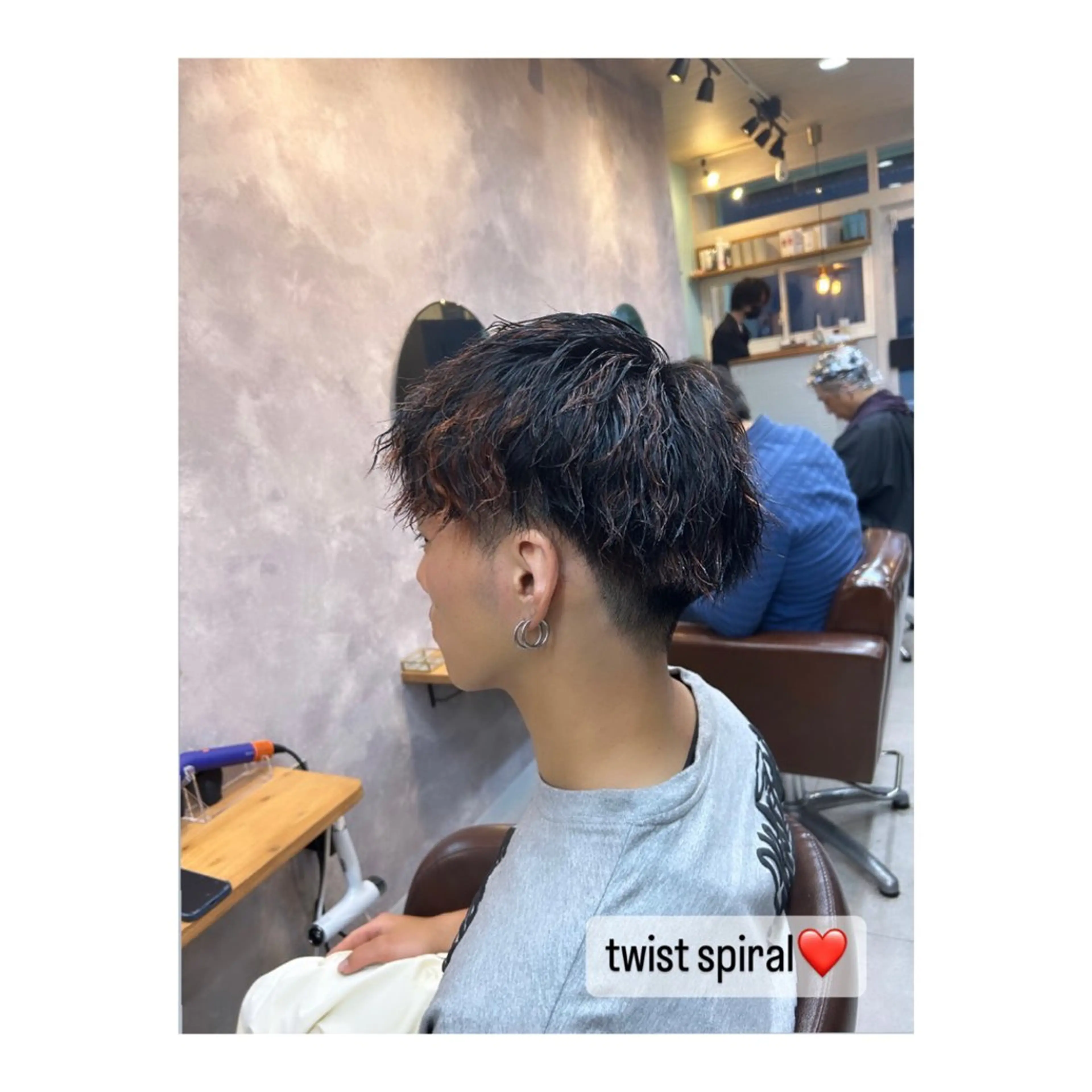 【メンズ限定】カット＋トレンドパーマ（ツイスパ・ツイスト）の写真