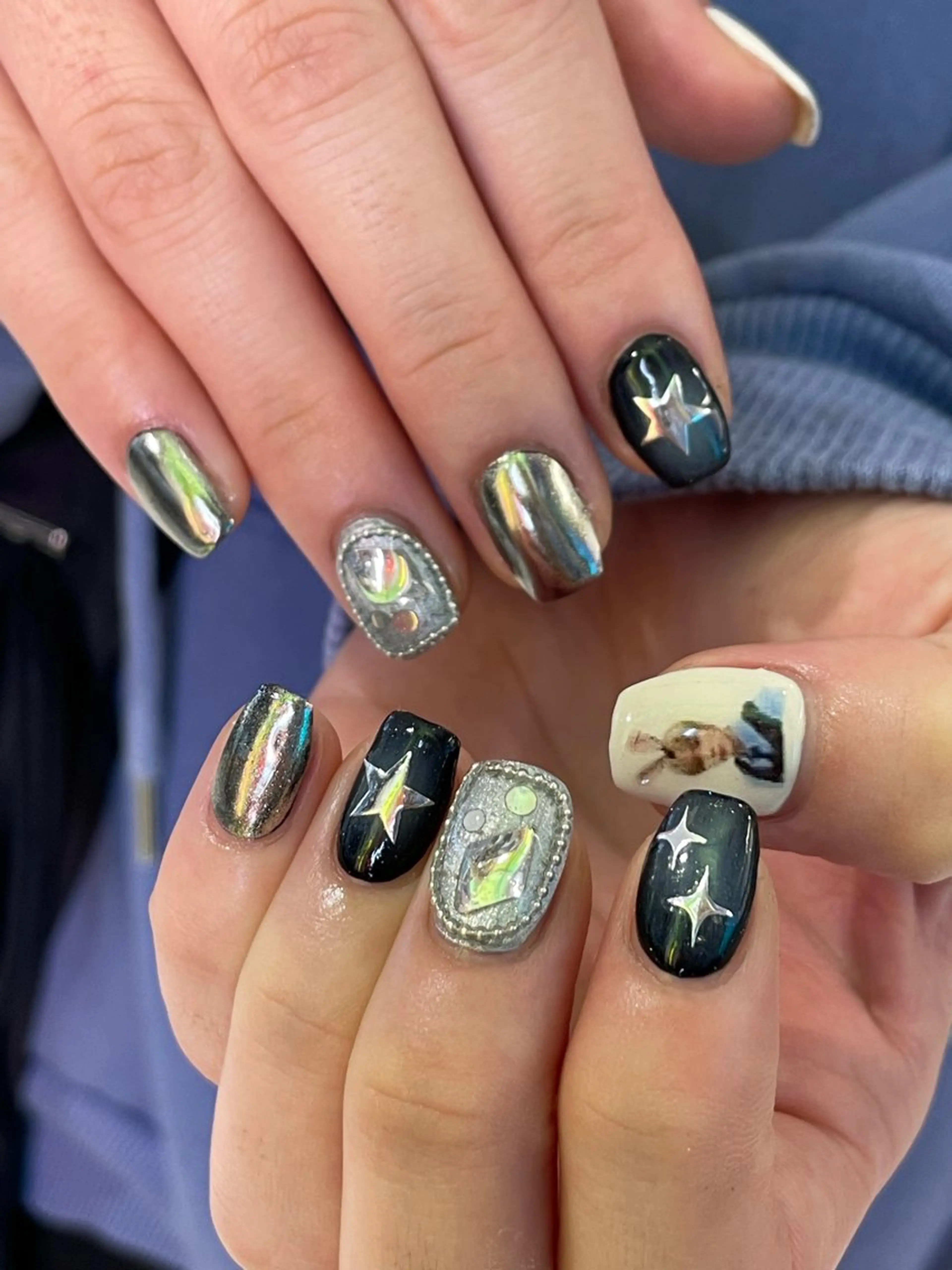 ネイル クルミ/ 💕ワンホンネイルのネイルデザイン