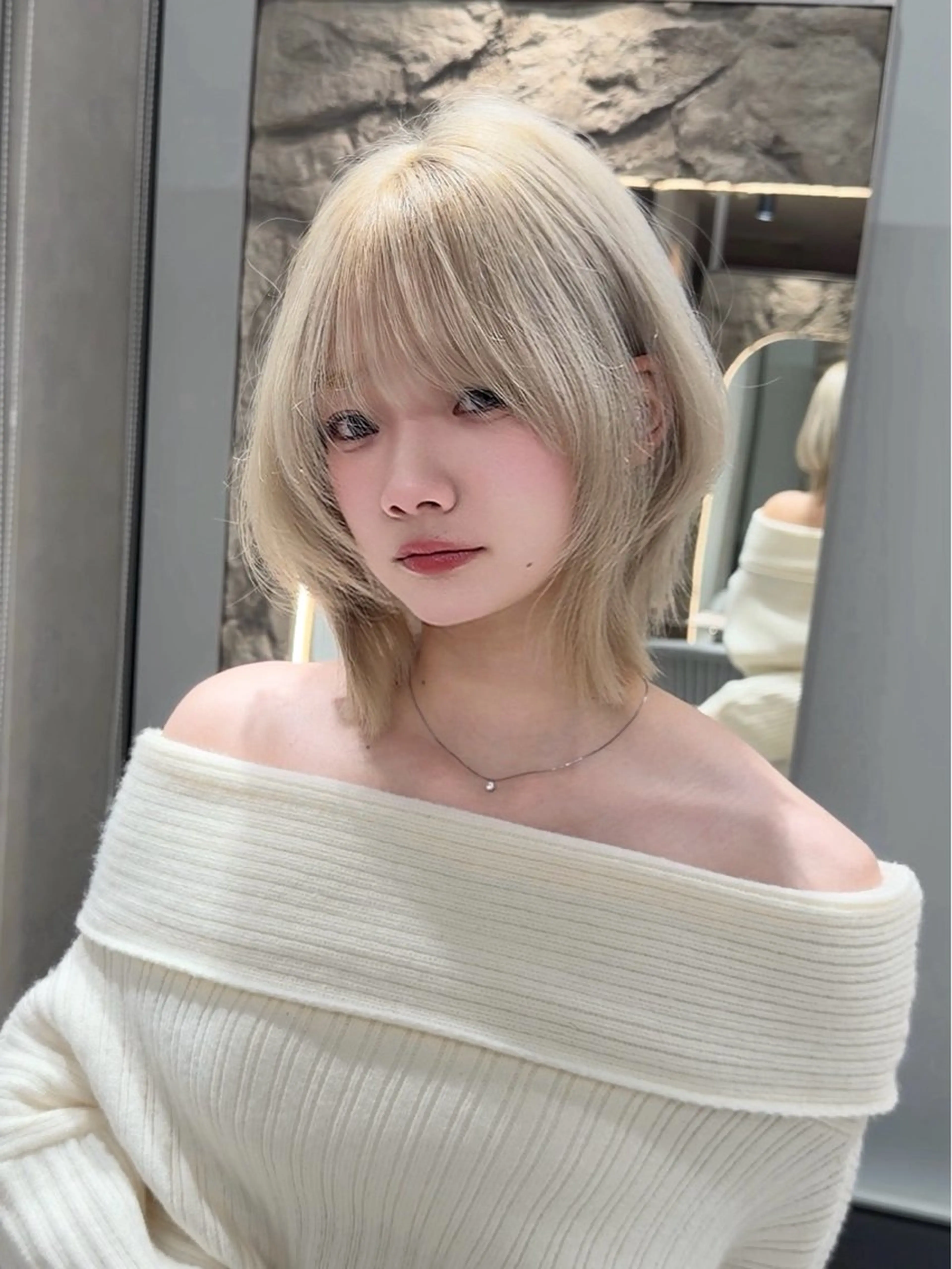 ミディアム カラー カット ヘアカラー トリートメント 🌈Hiroki🌈 福岡の愛され美容師のヘアスタイル
