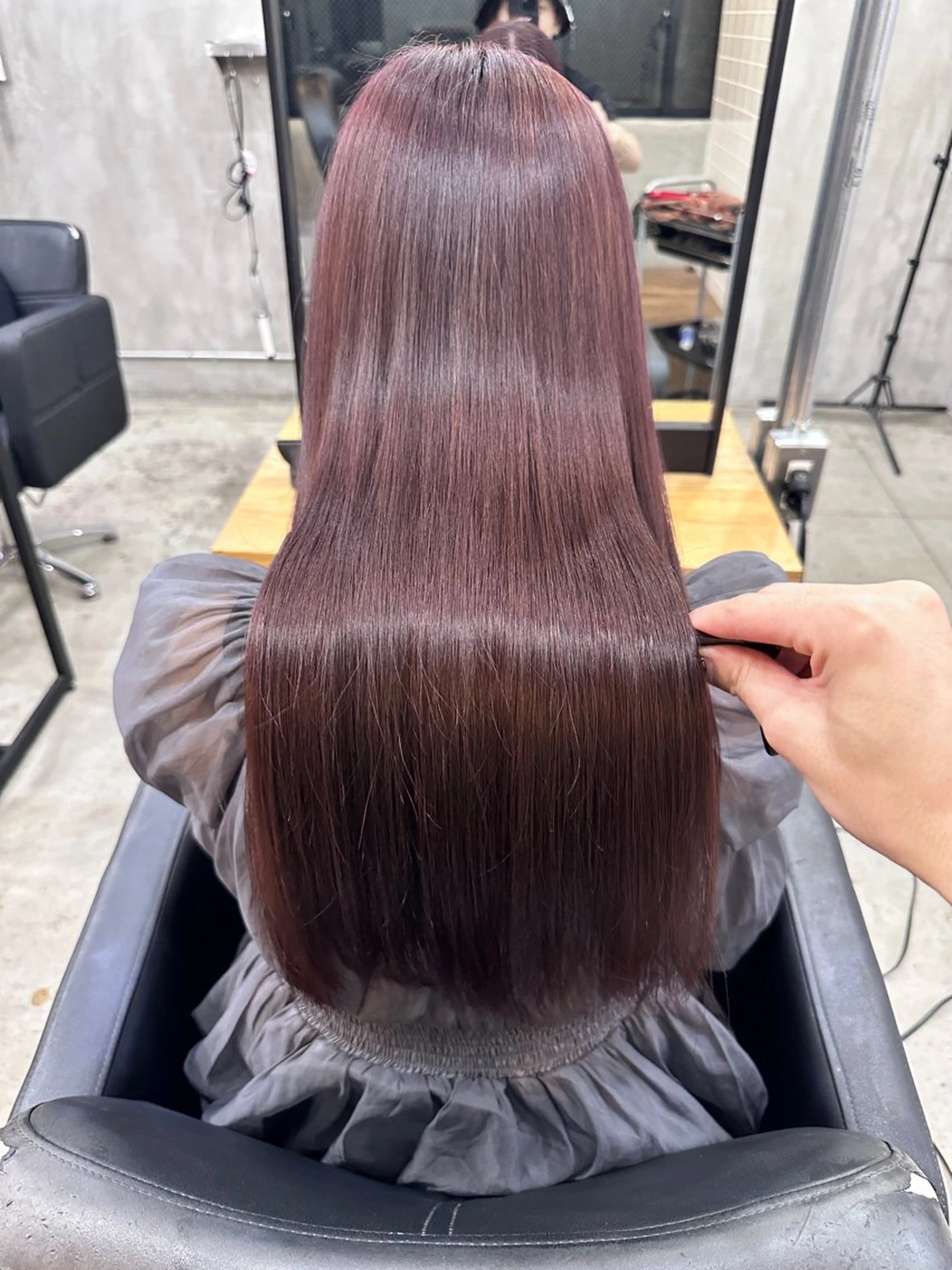 ロング カラー ヘアカラー トリートメント 【SIUN】健太郎 髪質改善/透明感のヘアスタイル