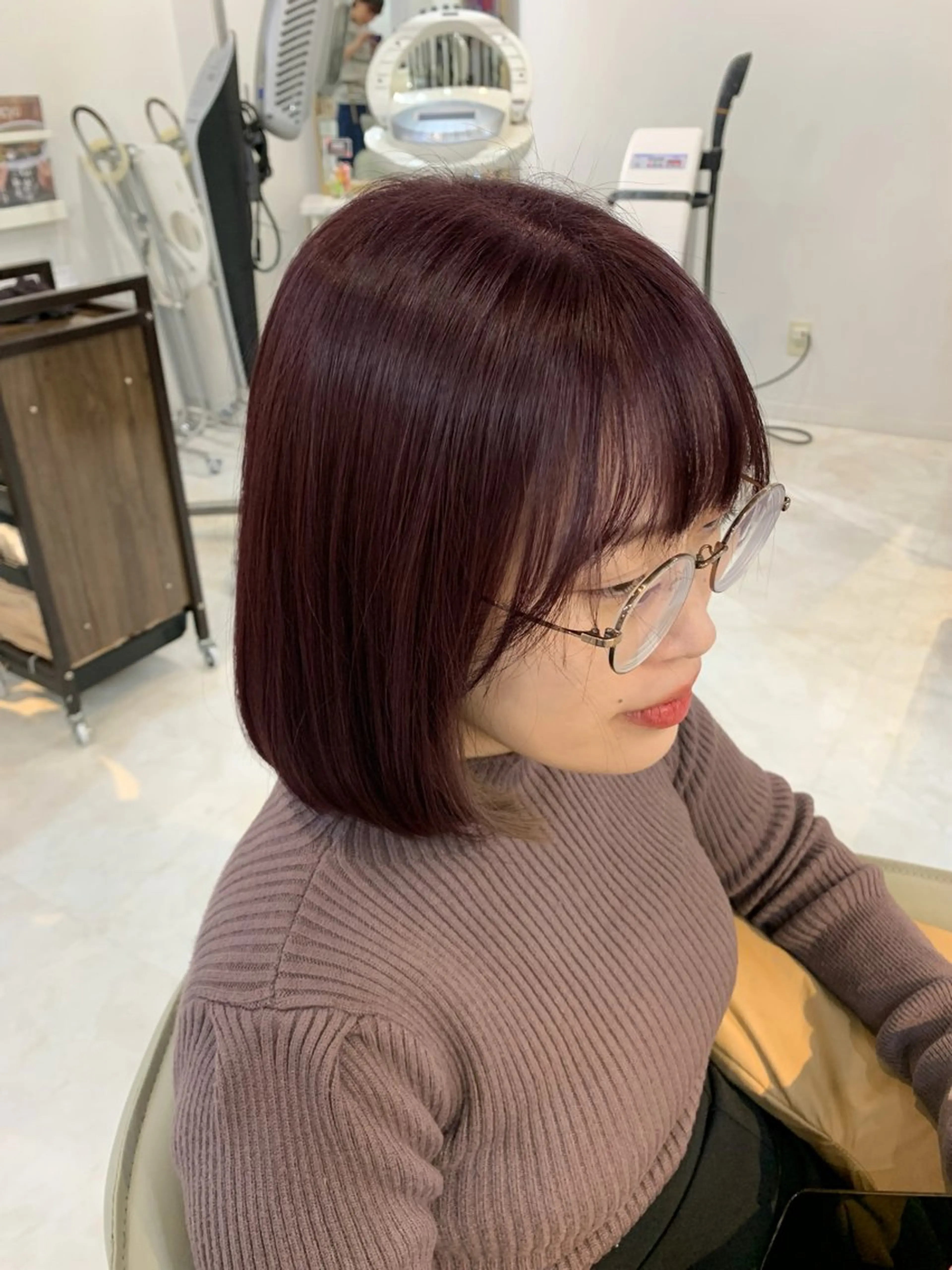 🍑ボブカット🍑月曜日18時30分～木曜日18時30分​〜​予約リクエストにても募集しております🙇‍♀️の写真