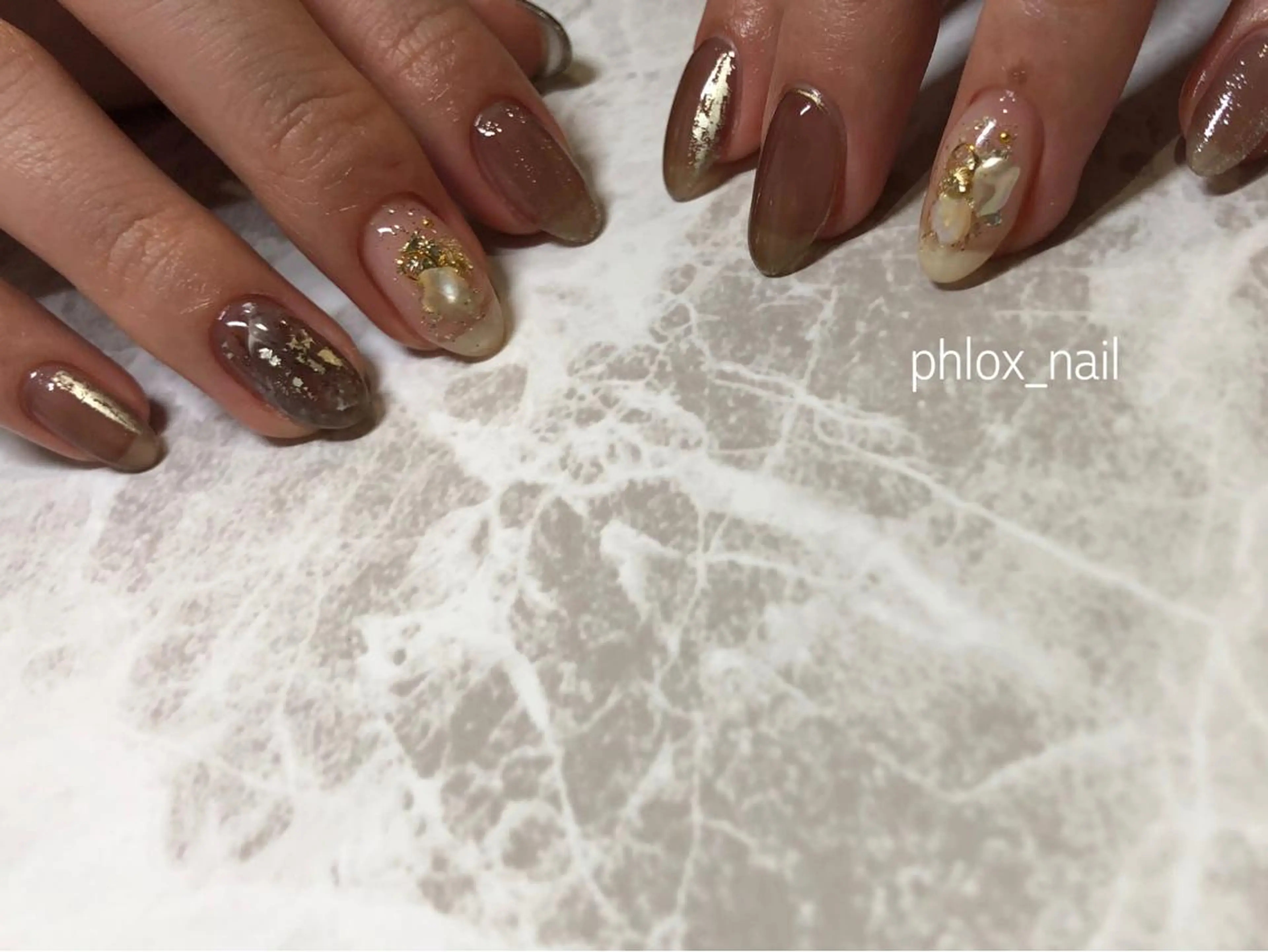 ネイル s/w ＿shokoのネイルデザイン