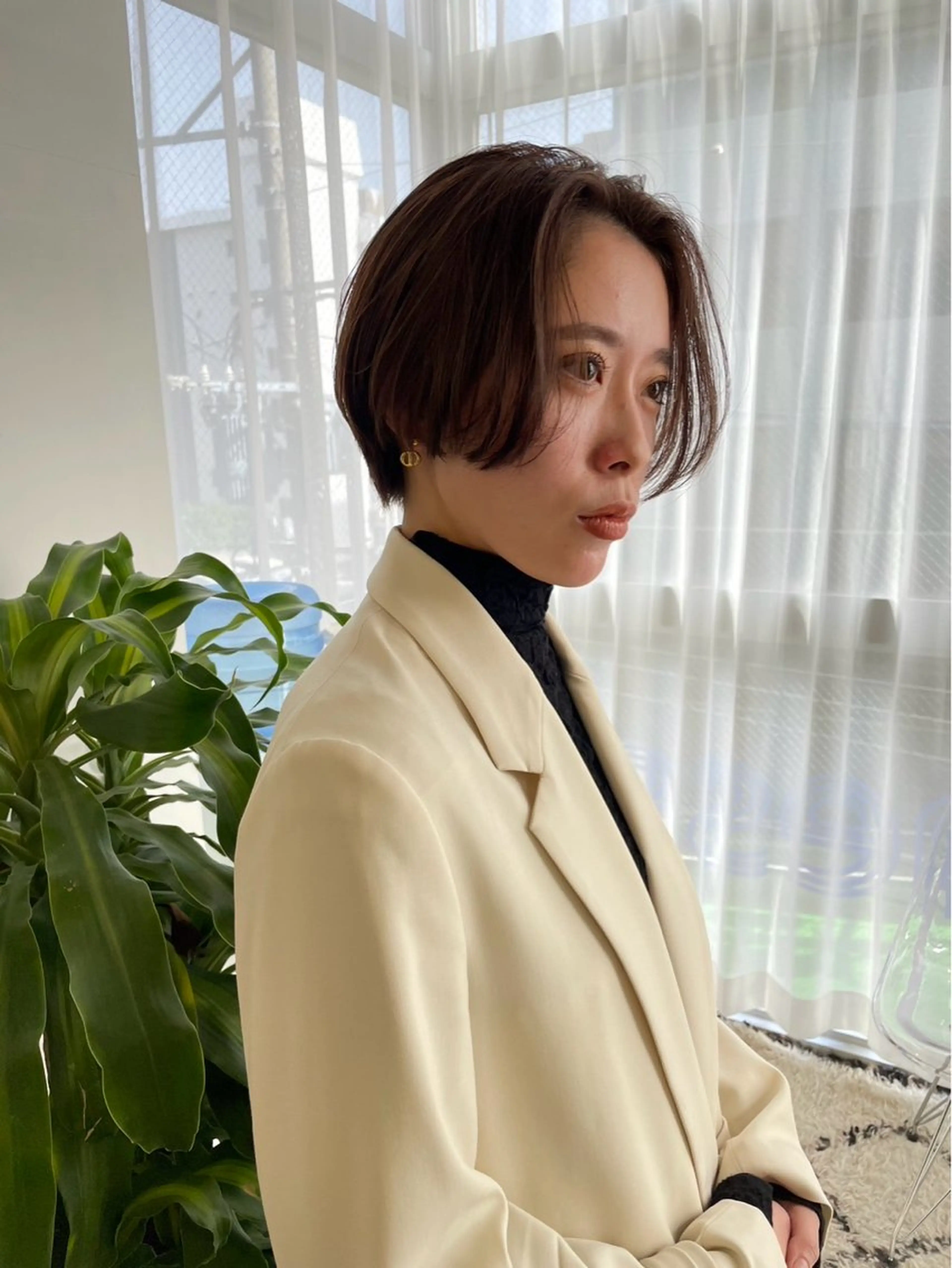 ショート カラー カット ヘアカラー トリートメント ness ネスのヘアスタイル