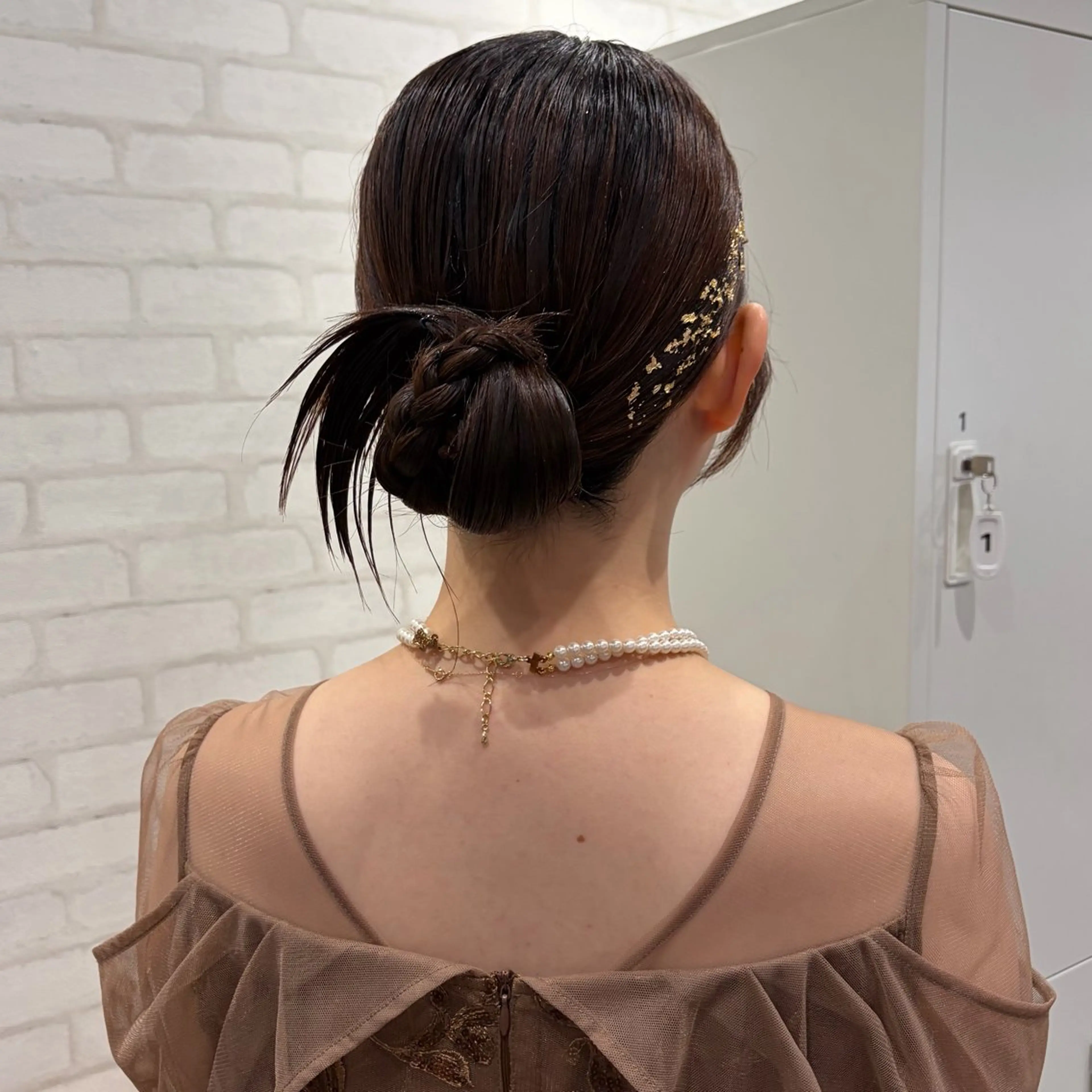 セミロング ヘアアレンジ shiori/透明感 /顔周り/髪質改善のヘアスタイル