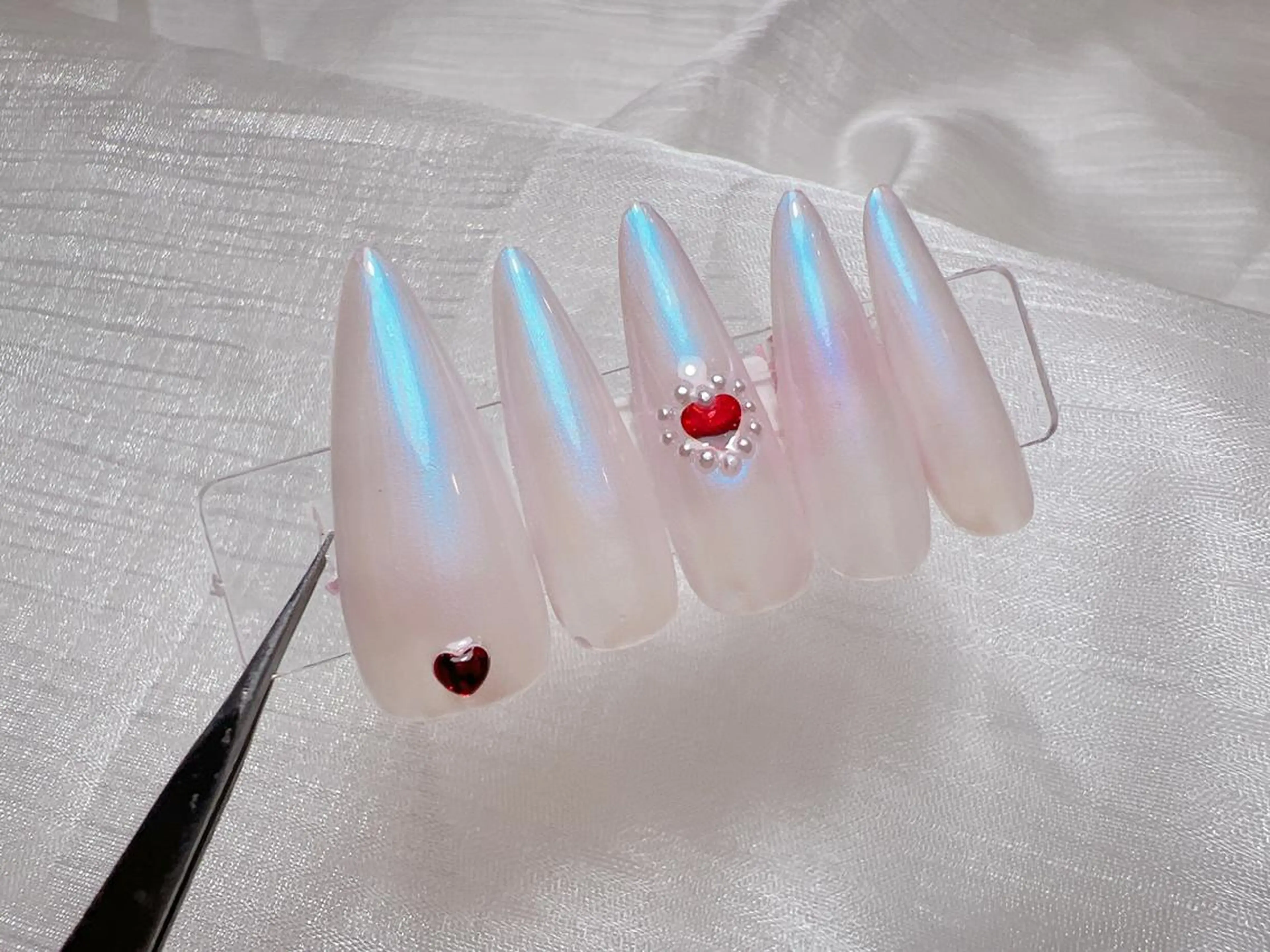 ネイル ハンドネイル MiKi Nai池袋 長さだし得意のネイルデザイン