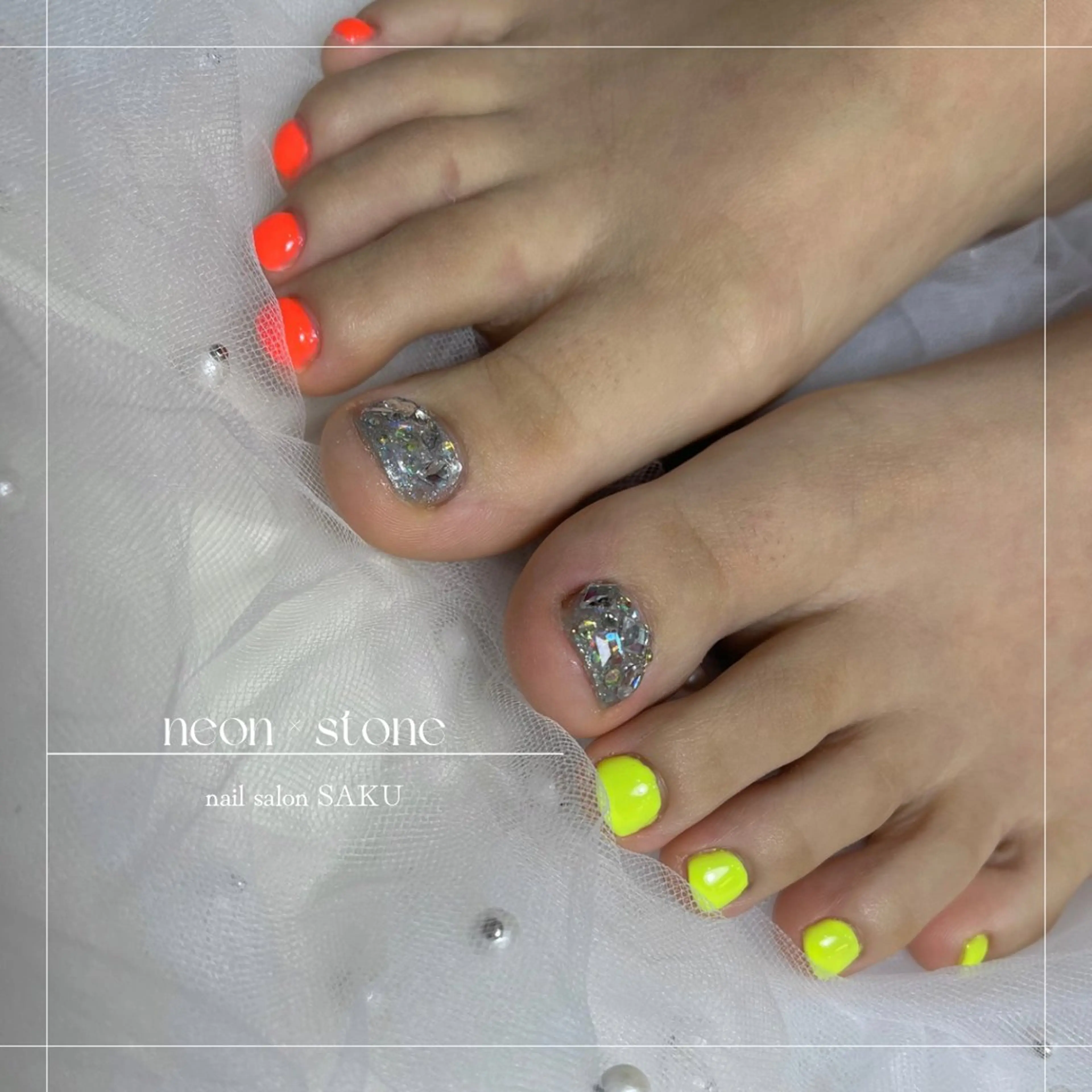 ネイル ニュアンスネイル シンプルネイル フットネイル SAKU  nail[サクネイル]所属・SAKU nail 作島茜のネイルデザイン