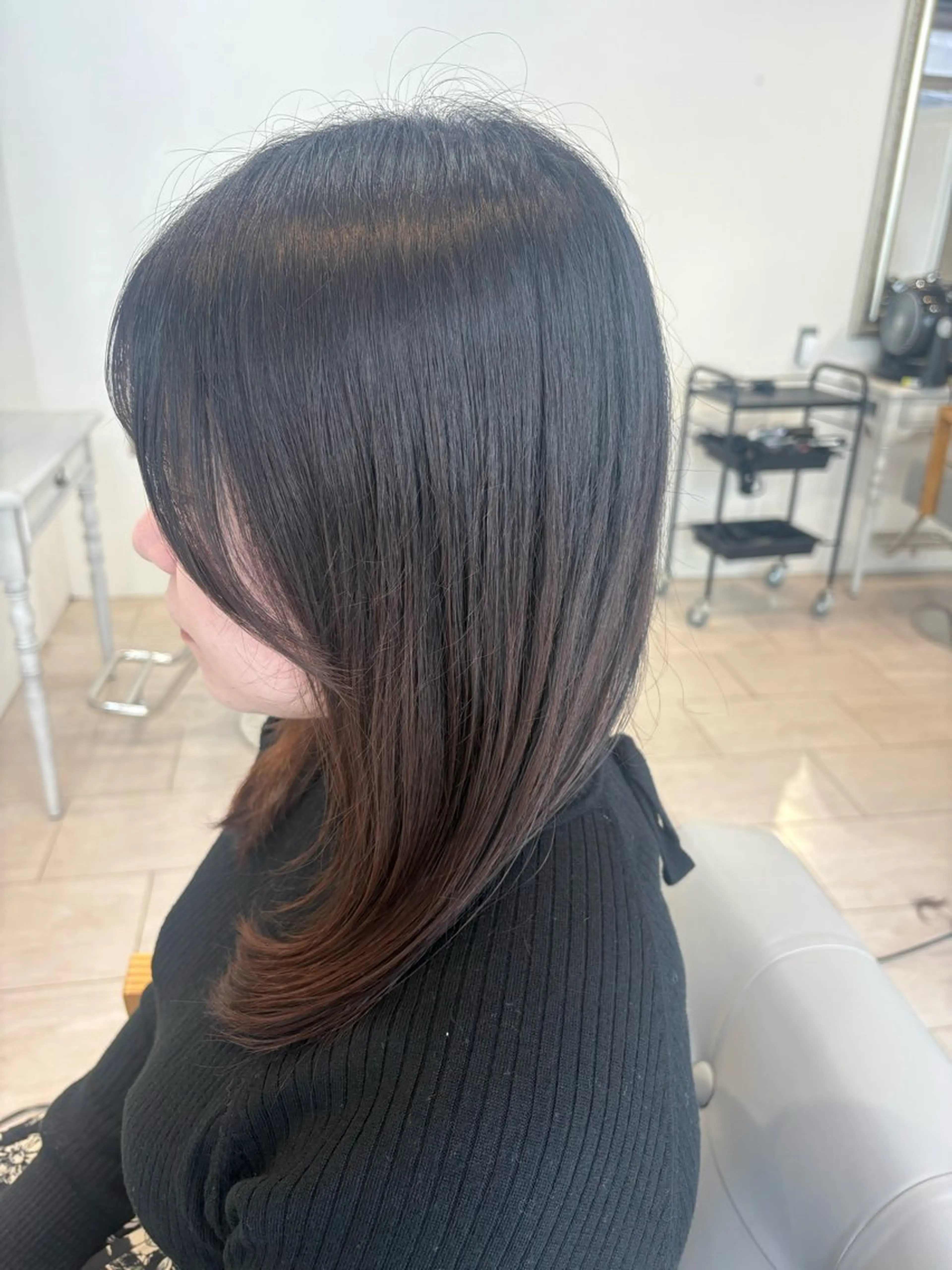 ロング アベ ミスズのヘアスタイル