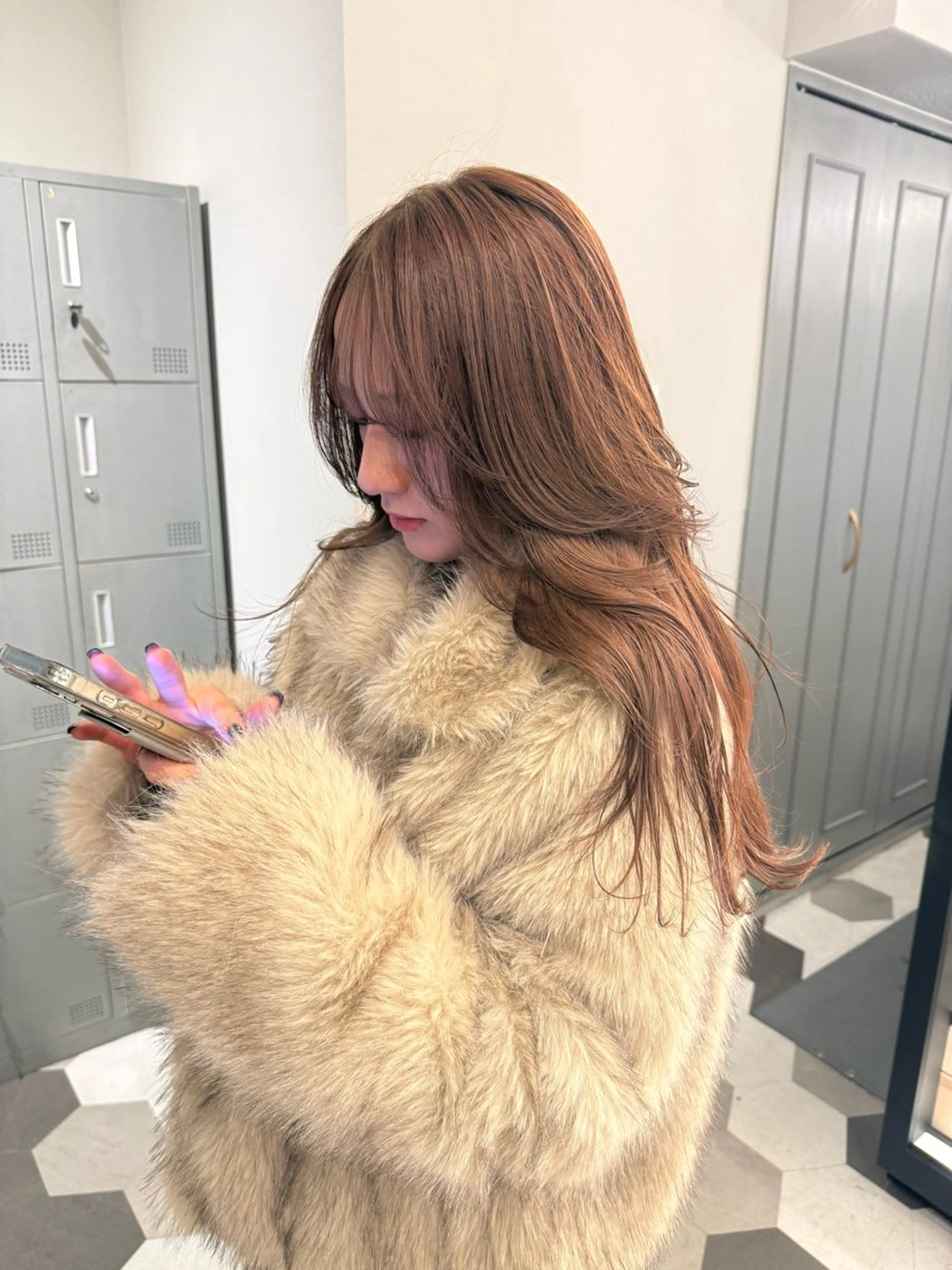 ロング カラー カット ヘアカラー ブリーチ/アレンジ 天満/chihiroのヘアスタイル