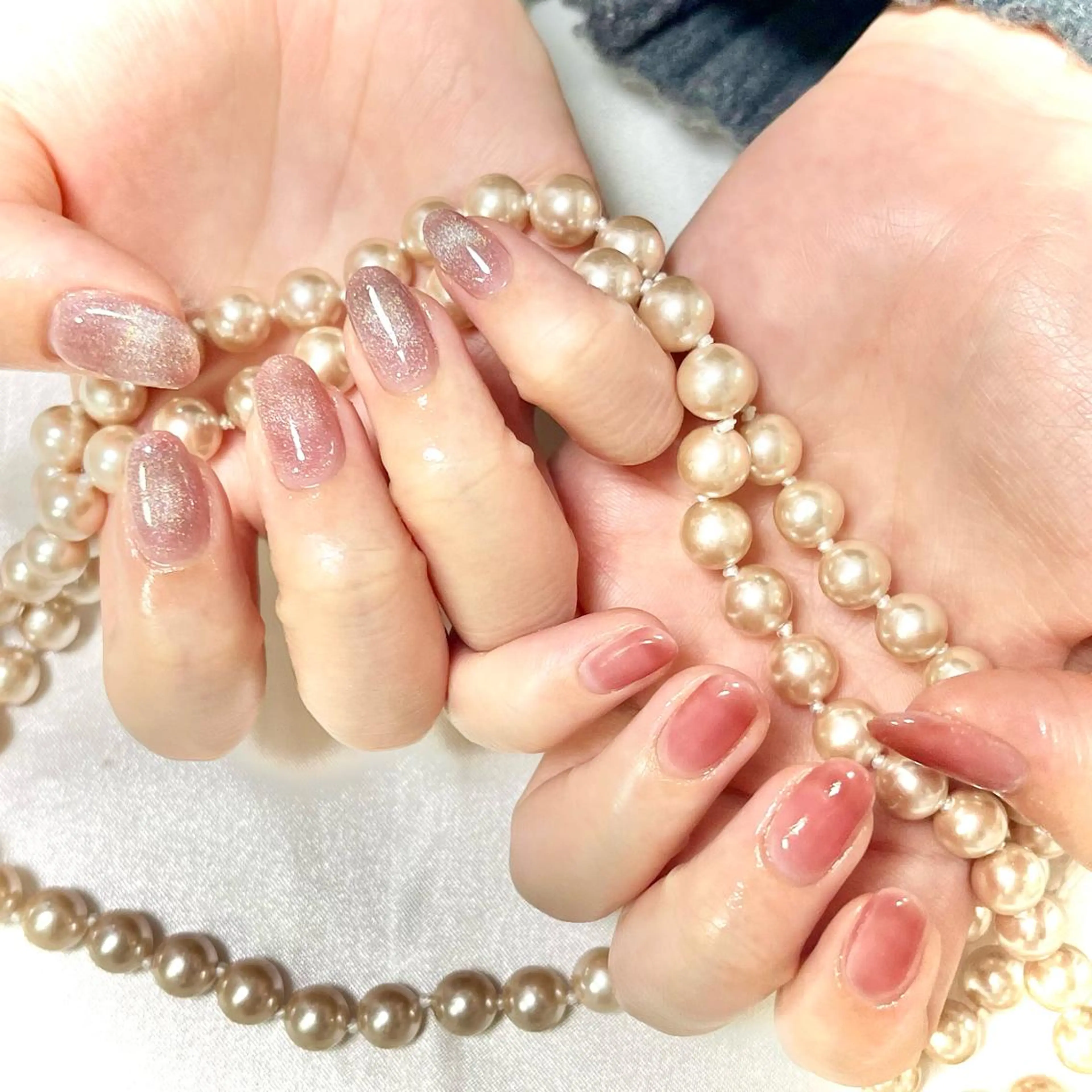 ネイル ジェルネイル 韓国ネイル マグネットネイル ワンカラーネイル パラジェル 韓国ネイル💠 Tomoのネイルデザイン