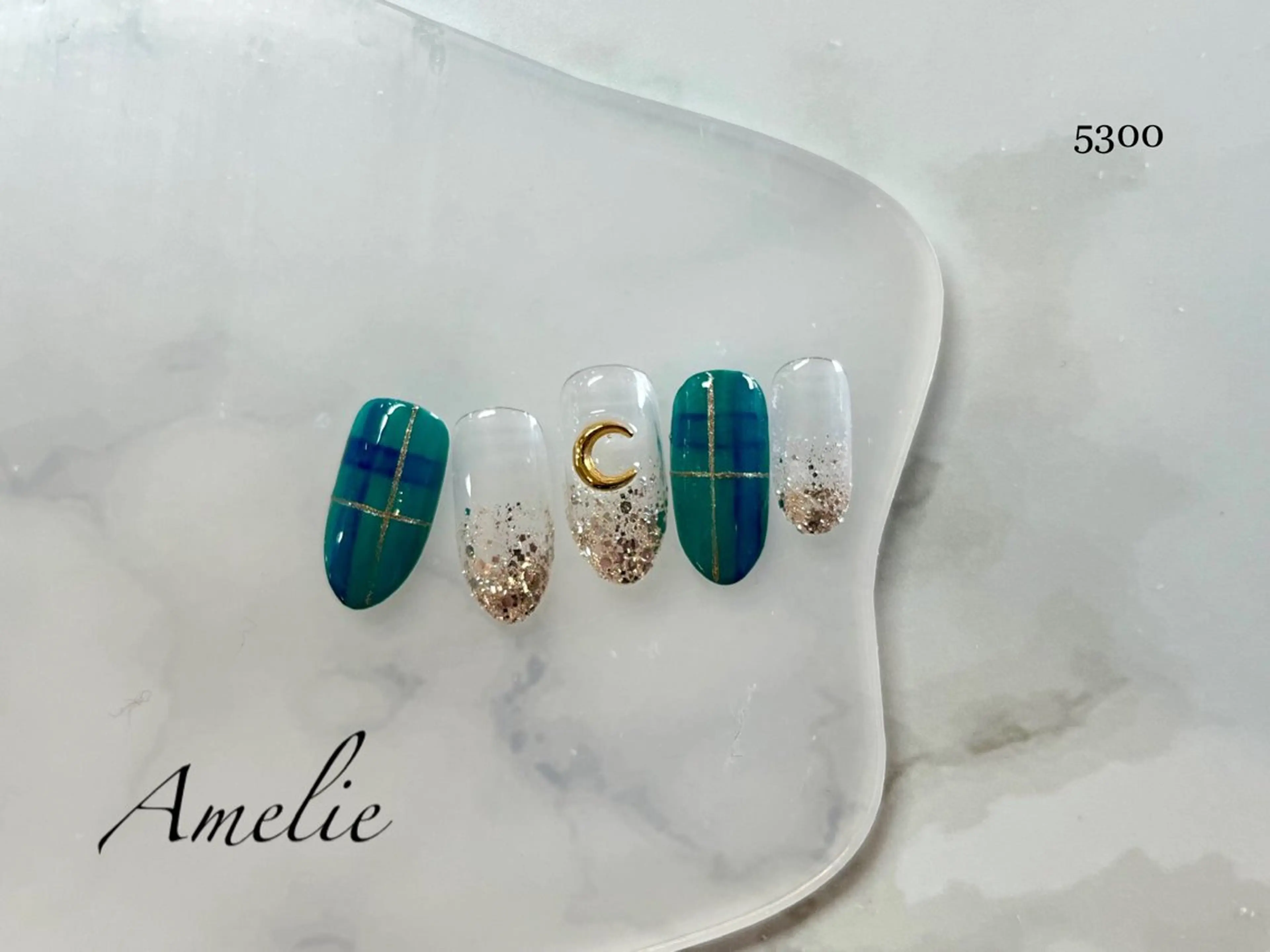 ネイル ハンドネイル いちじゅう あおいのネイルデザイン