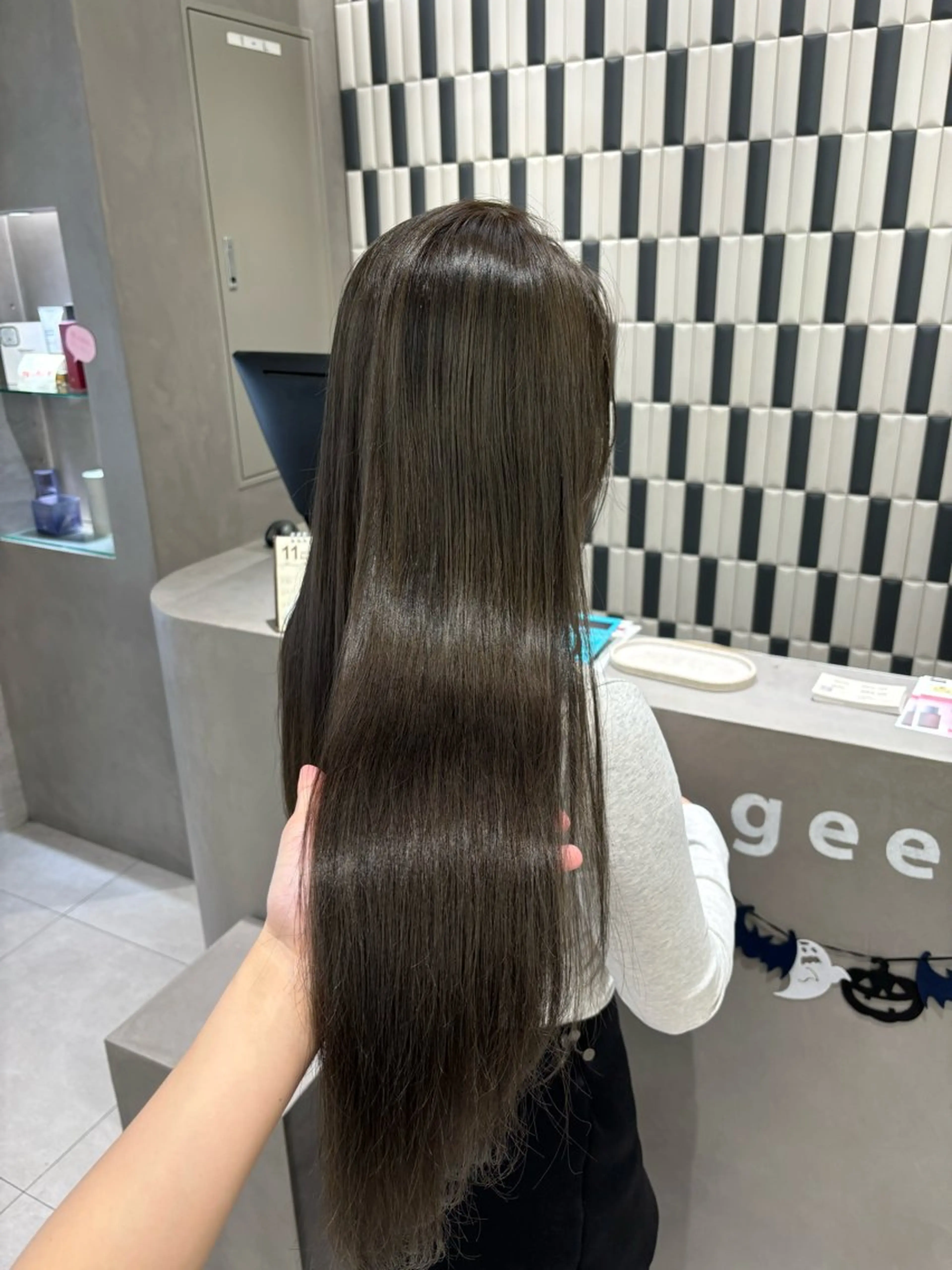 ロング カラー カット ヘアカラー トリートメント 望 吹のヘアスタイル