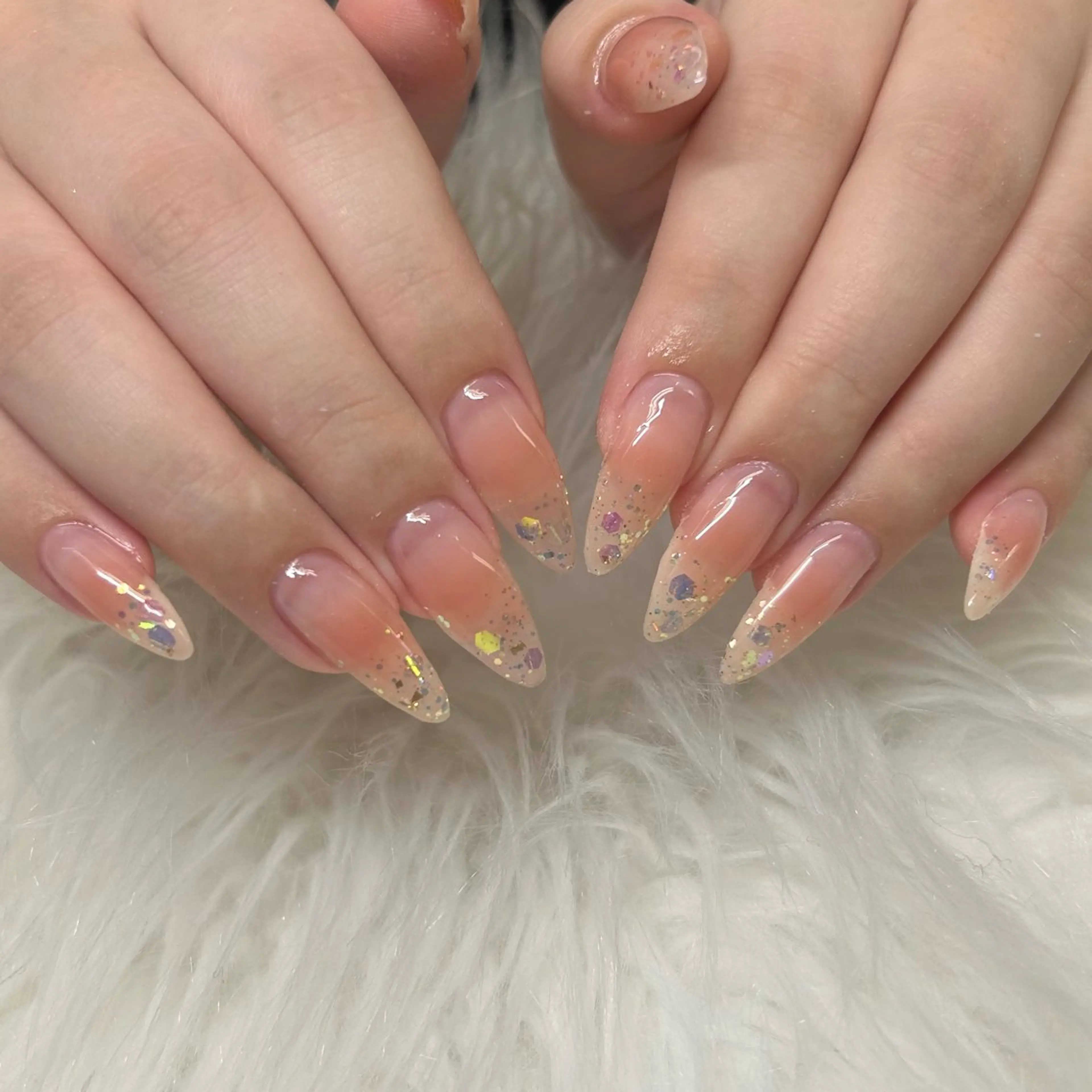 ロング ハンドネイル nail salon chai Asakaのネイルデザイン