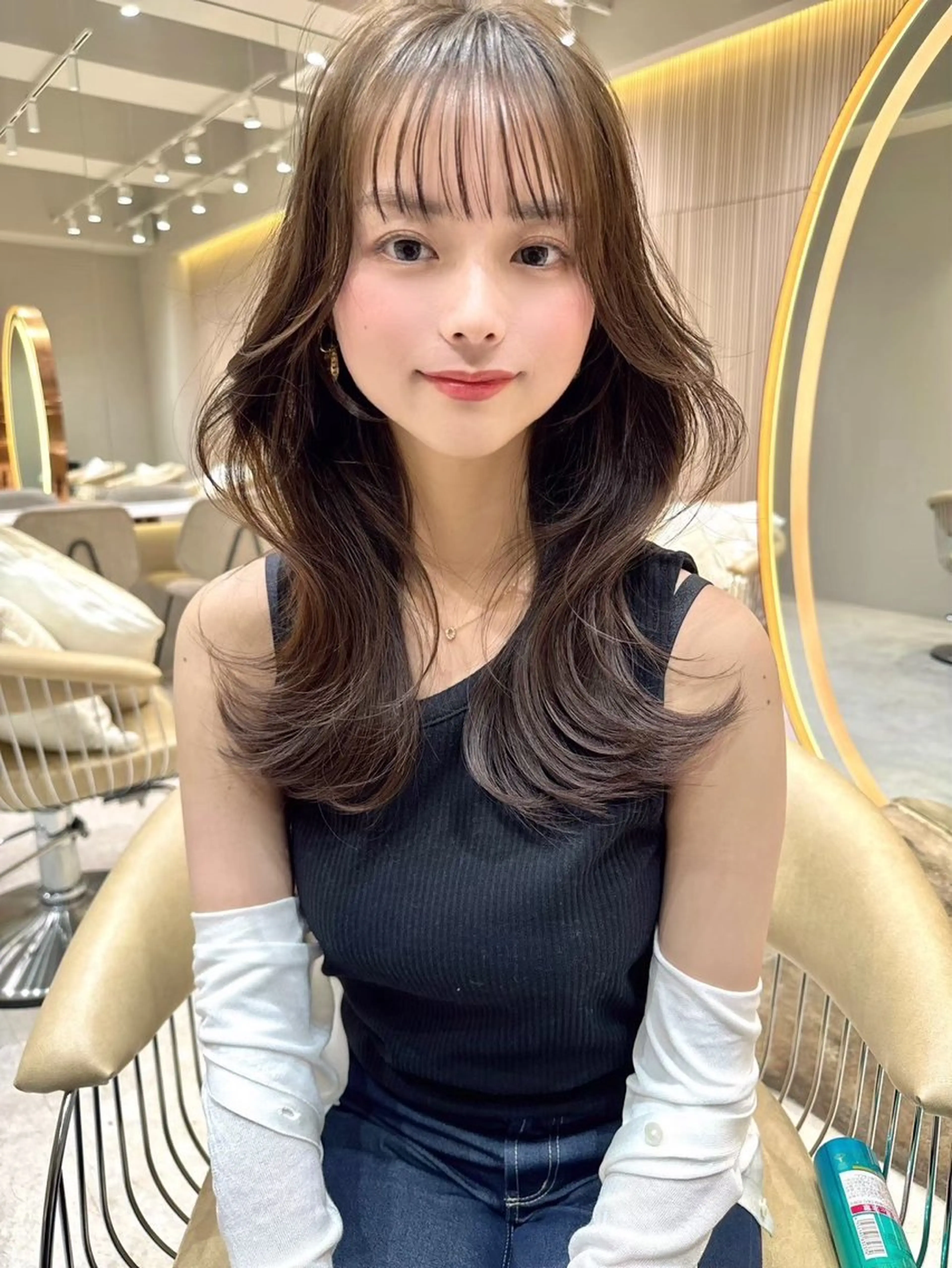 ロング カラー 松井 晴希のヘアスタイル