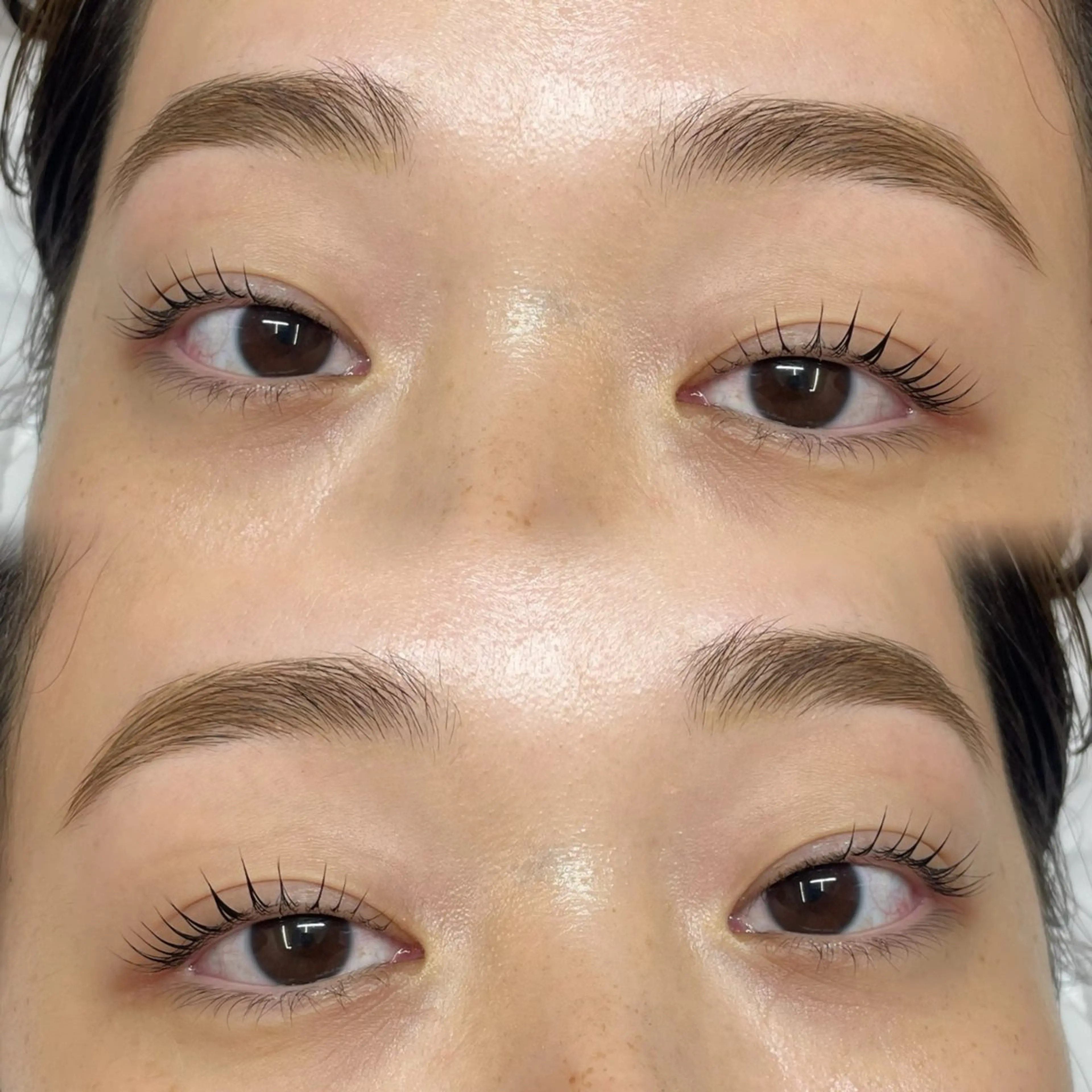 アイブロウWAX+ハリウッドブロウリフト+選べるまつげパーマ ¥11,100の写真