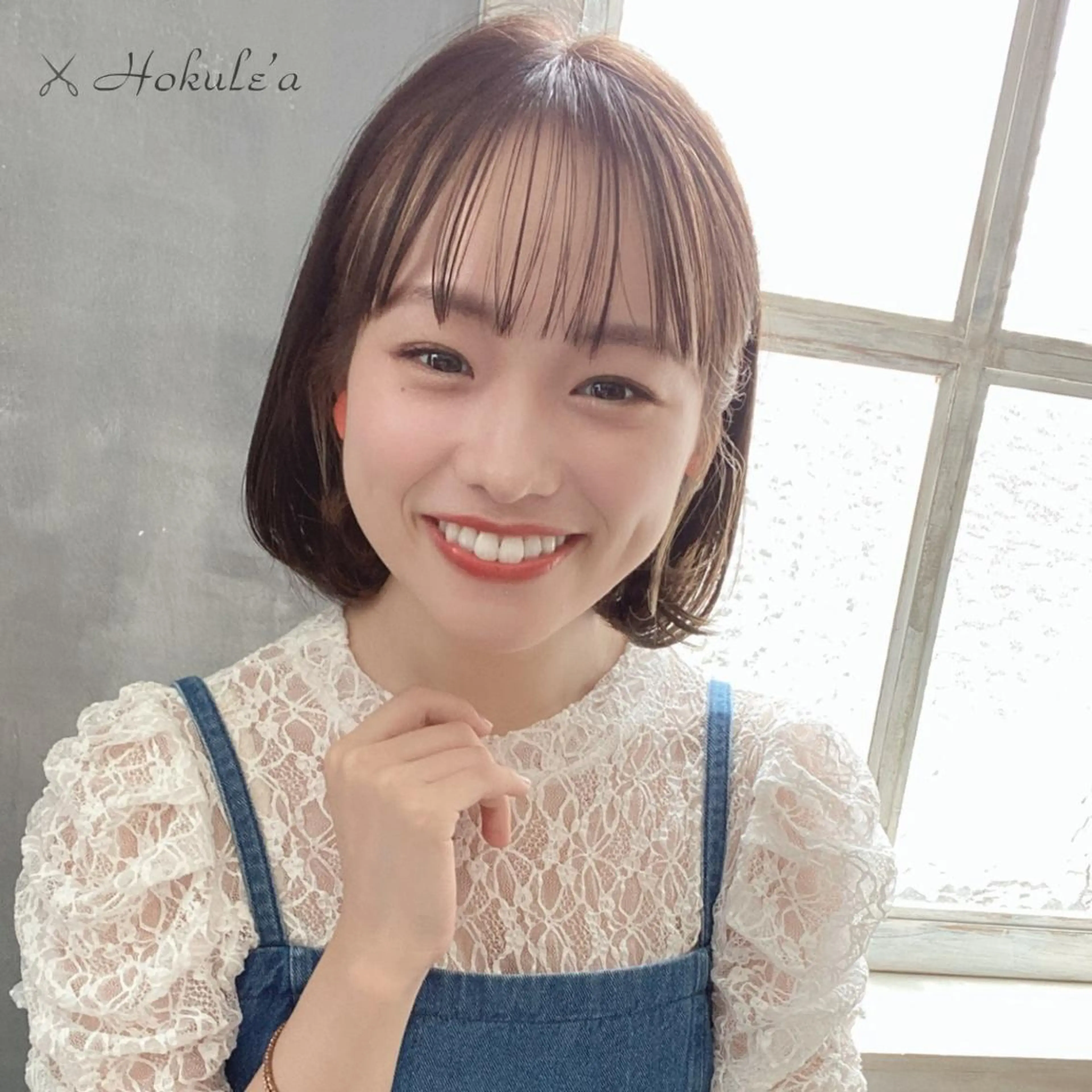 ミディアム Hokule'a 戸越銀座　向達真季のヘアスタイル