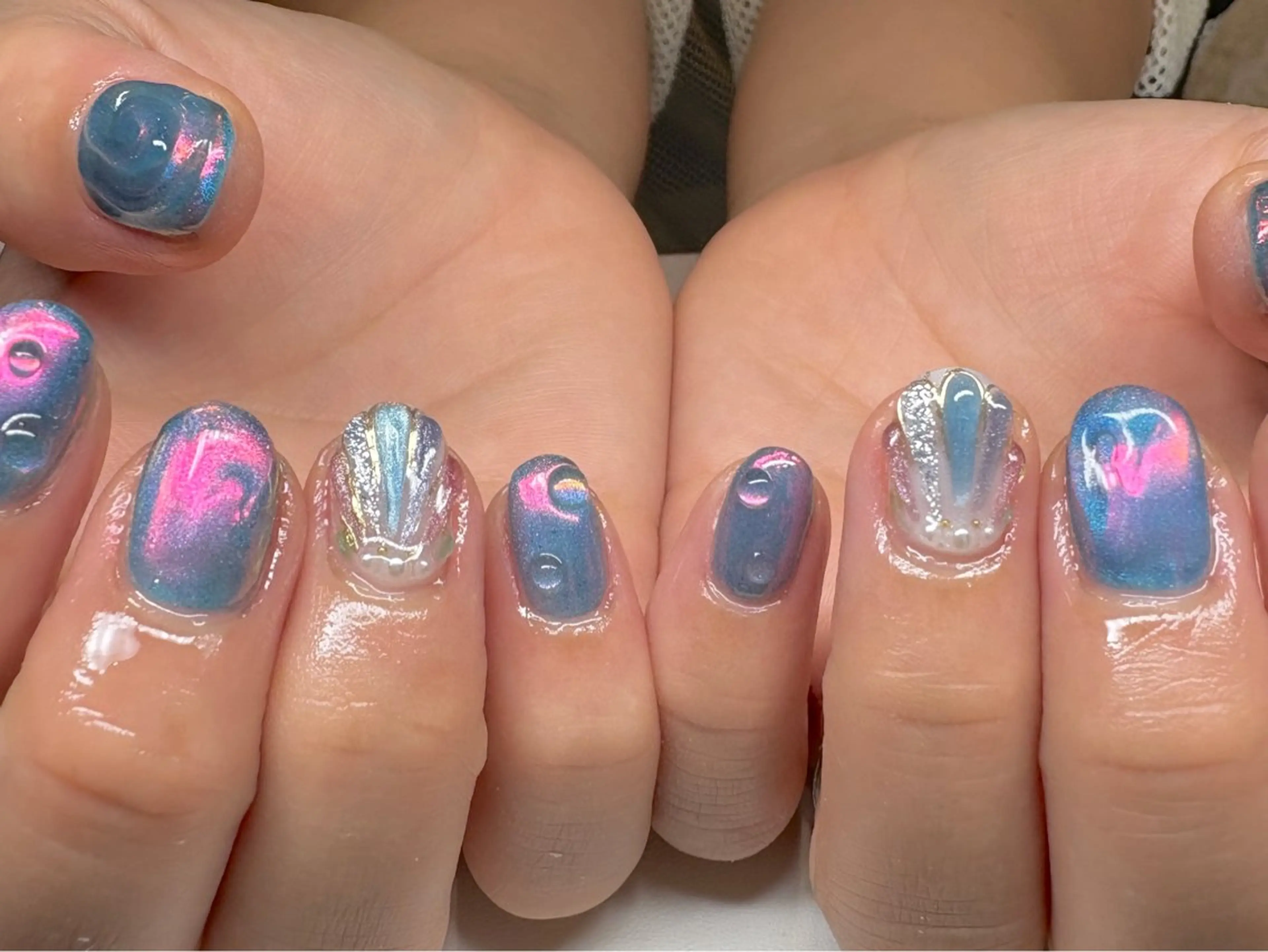 ネイル 長さ出し 持ち込み 春ネイル ハンドネイル N.style所属・Ｎ. styleのネイルデザイン