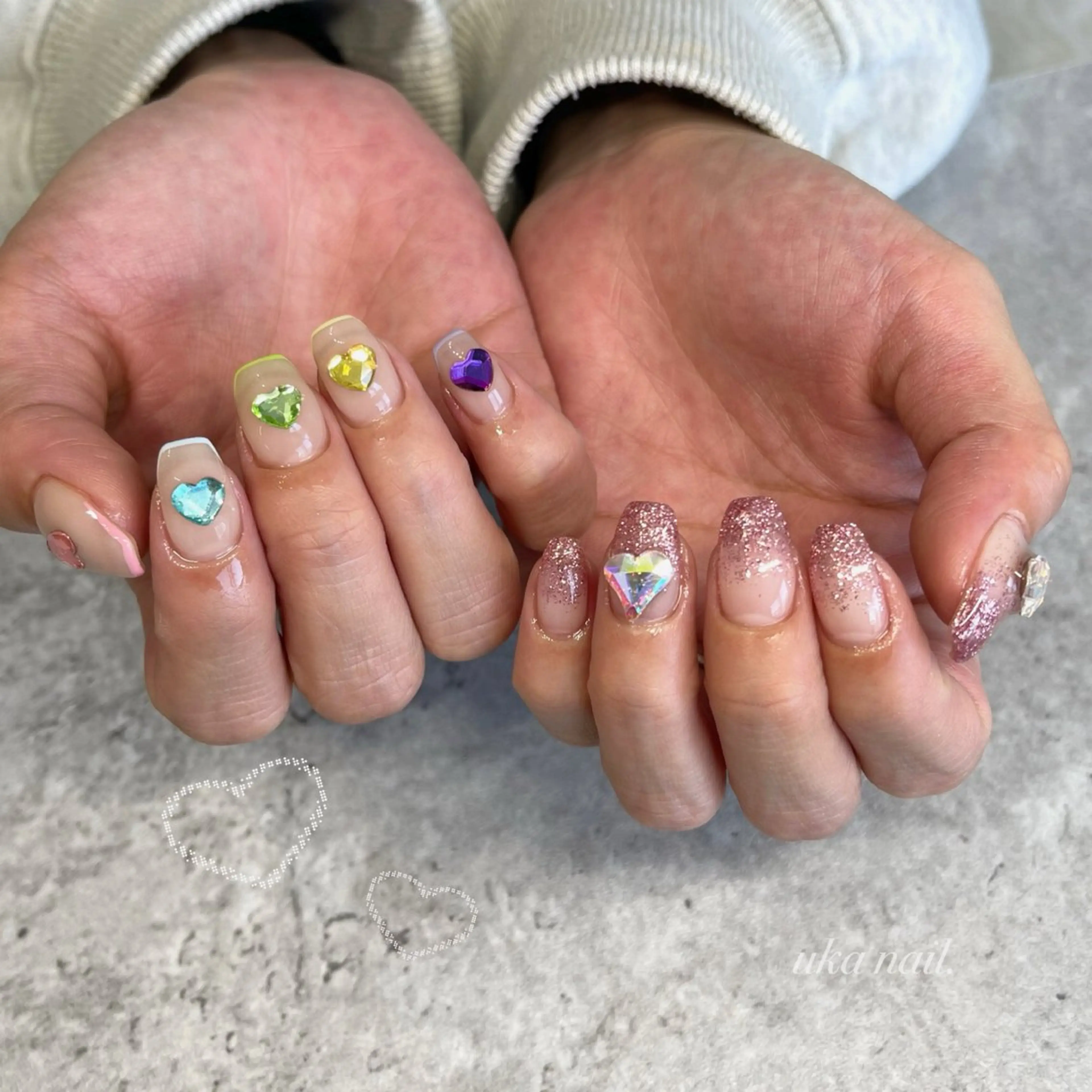 ネイル ハンドネイル uka nailのネイルデザイン