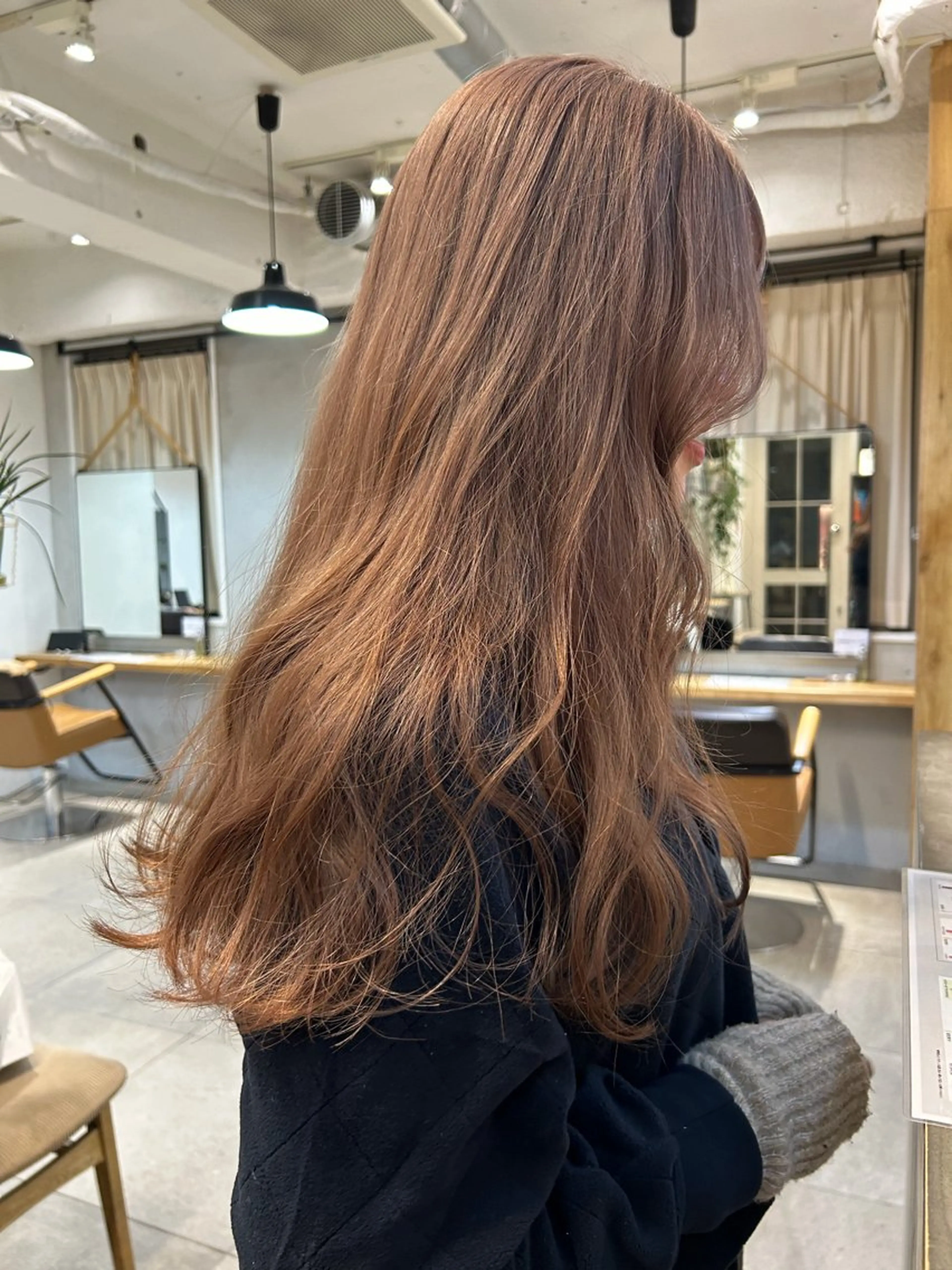 ロング カラー ヘアカラー トリートメント じゅわっと暖色カラー 🍊Moemiのヘアスタイル