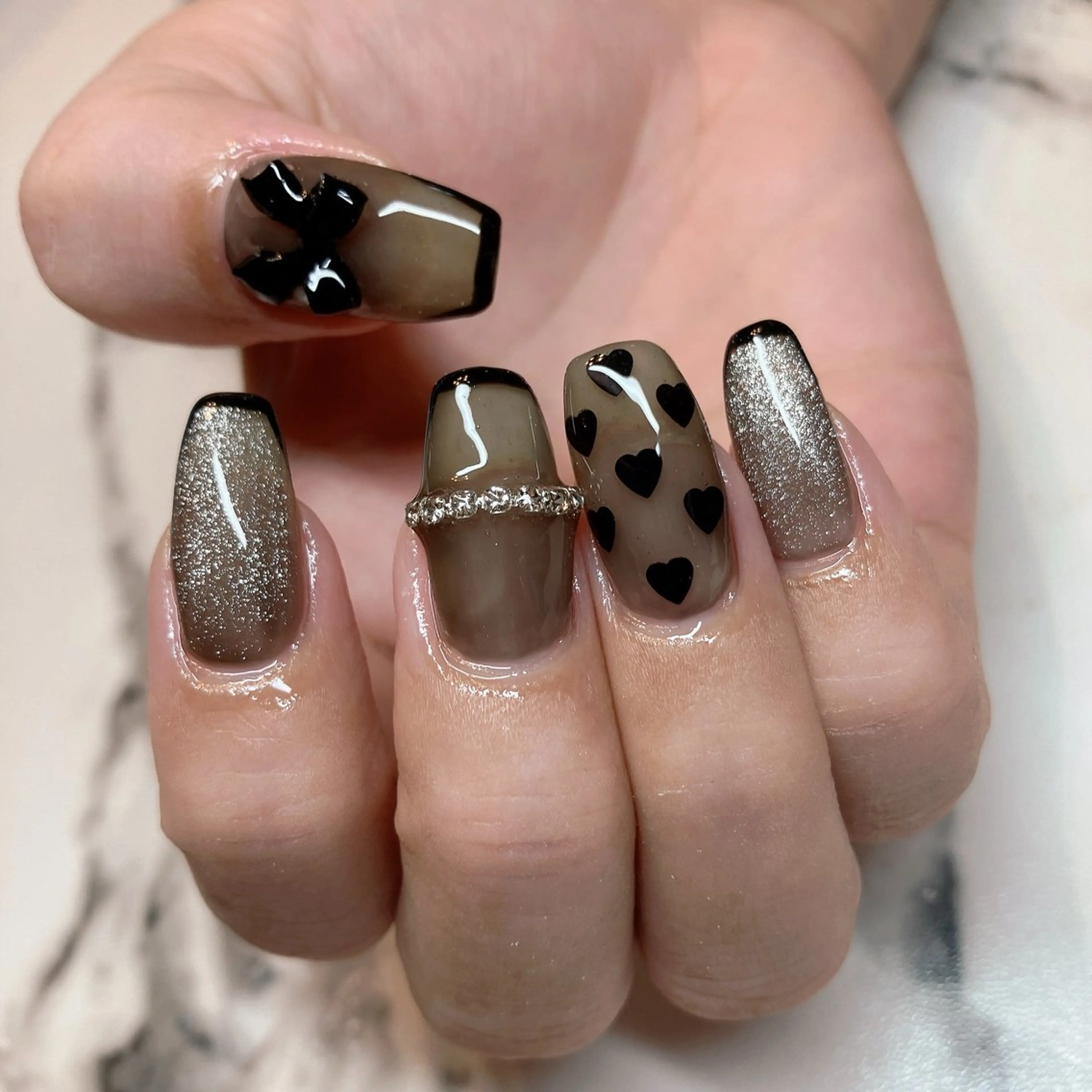 ネイル ガーリー ロングネイル ハンドネイル 酒井 茜のエステ・リラクイメージ