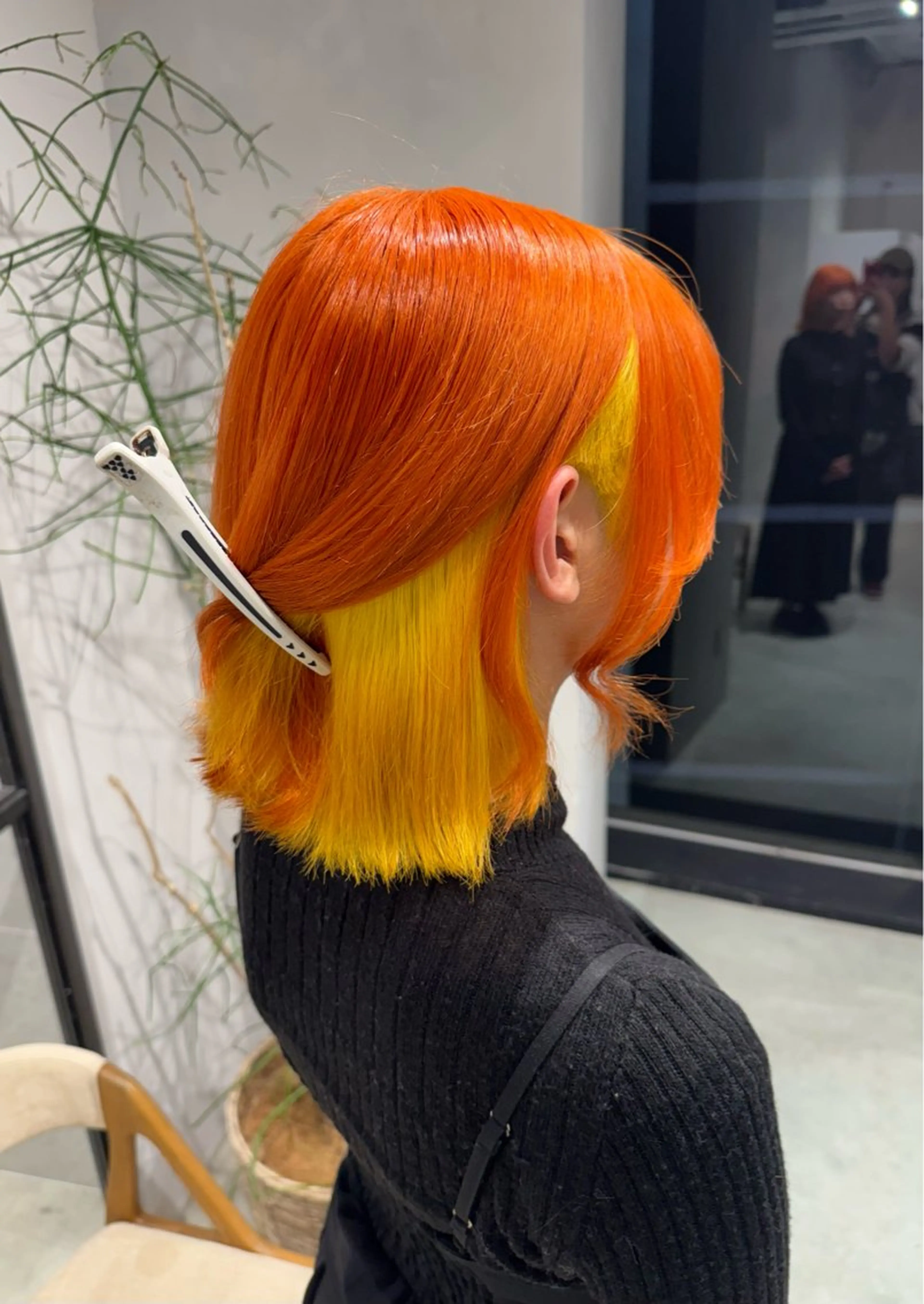 カラー オレンジ イエローカラー 透明感カラー✨艶髪 制作🌱山根あゆみのヘアスタイル