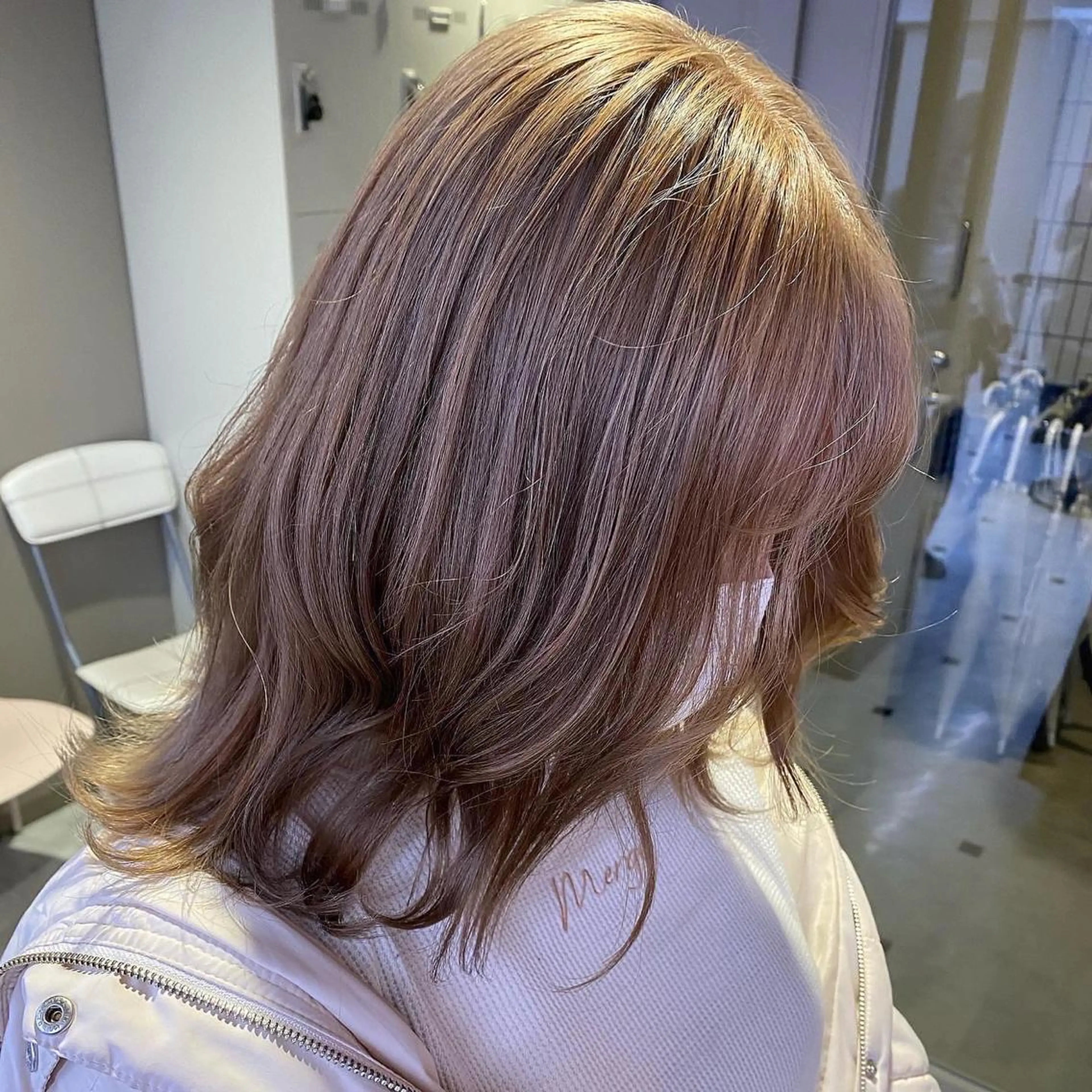 ロング カラー ヘアアレンジ ダブルカラー 韓国ヘアKYONのヘアスタイル