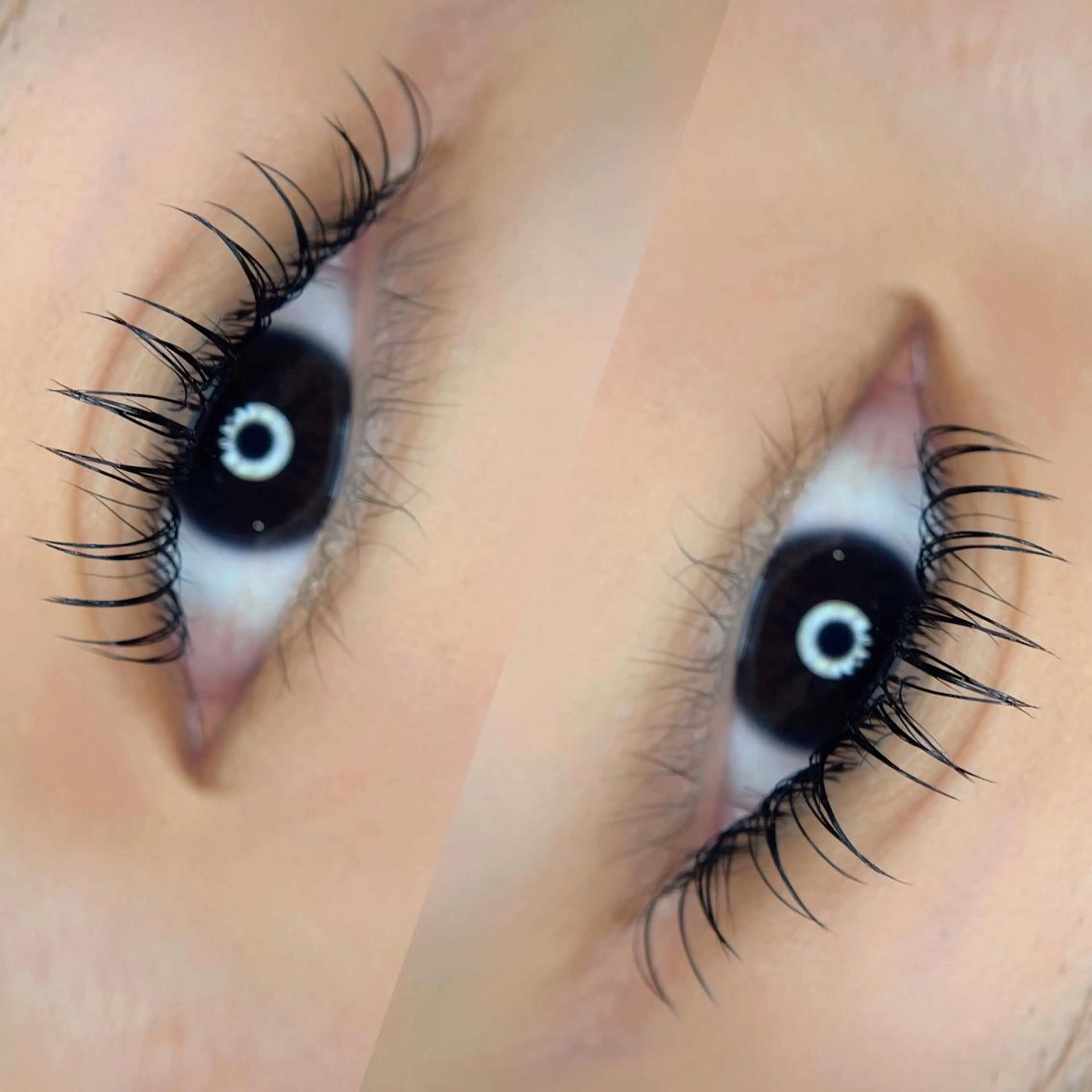 マツエク・マツパ 束感まつ毛 フラットラッシュ マツエク コハク アイラッシュのマツエク・マツパデザイン