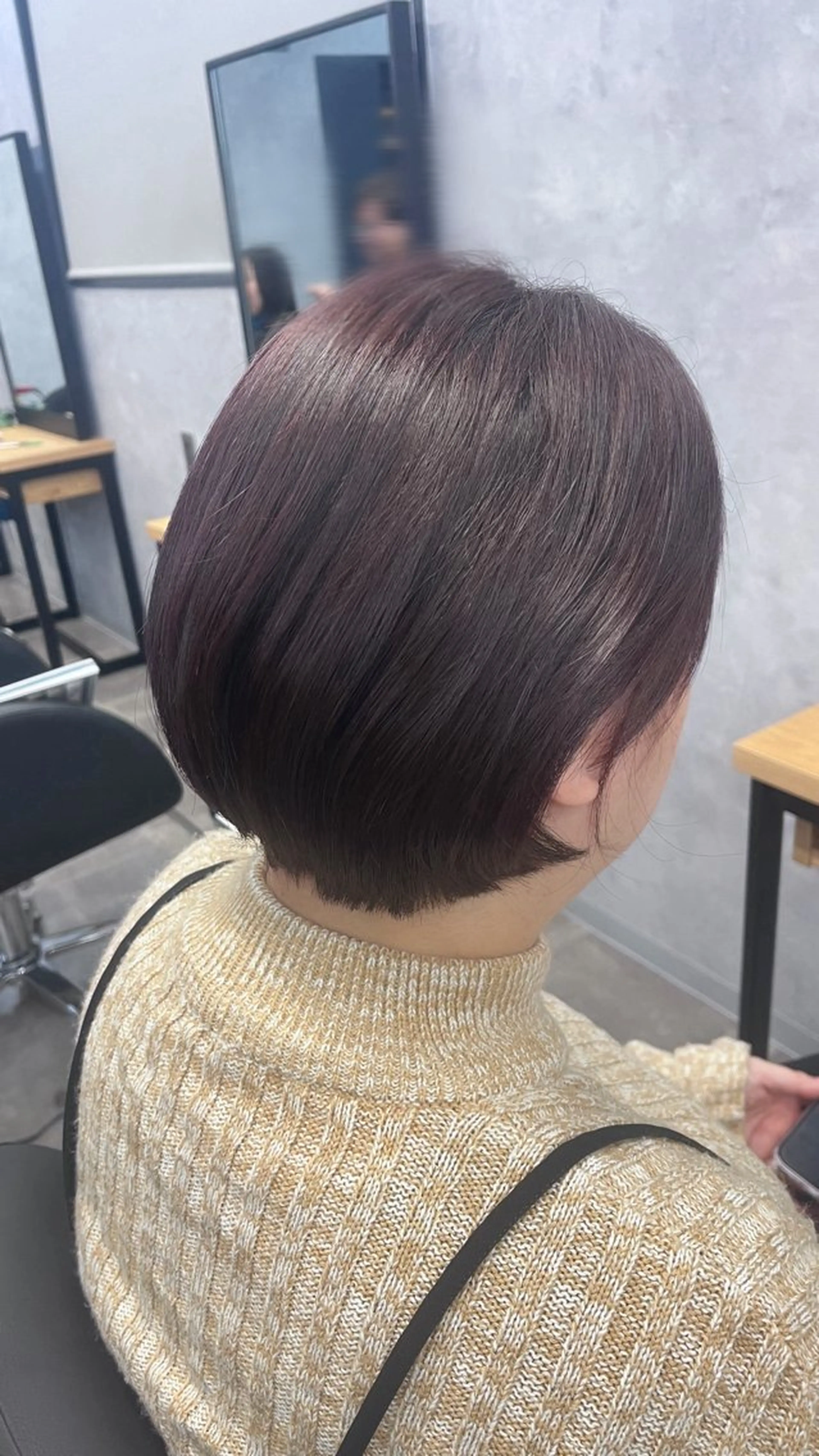 ショート カラー カット ヘアカラー 熊谷 有紗のヘアスタイル