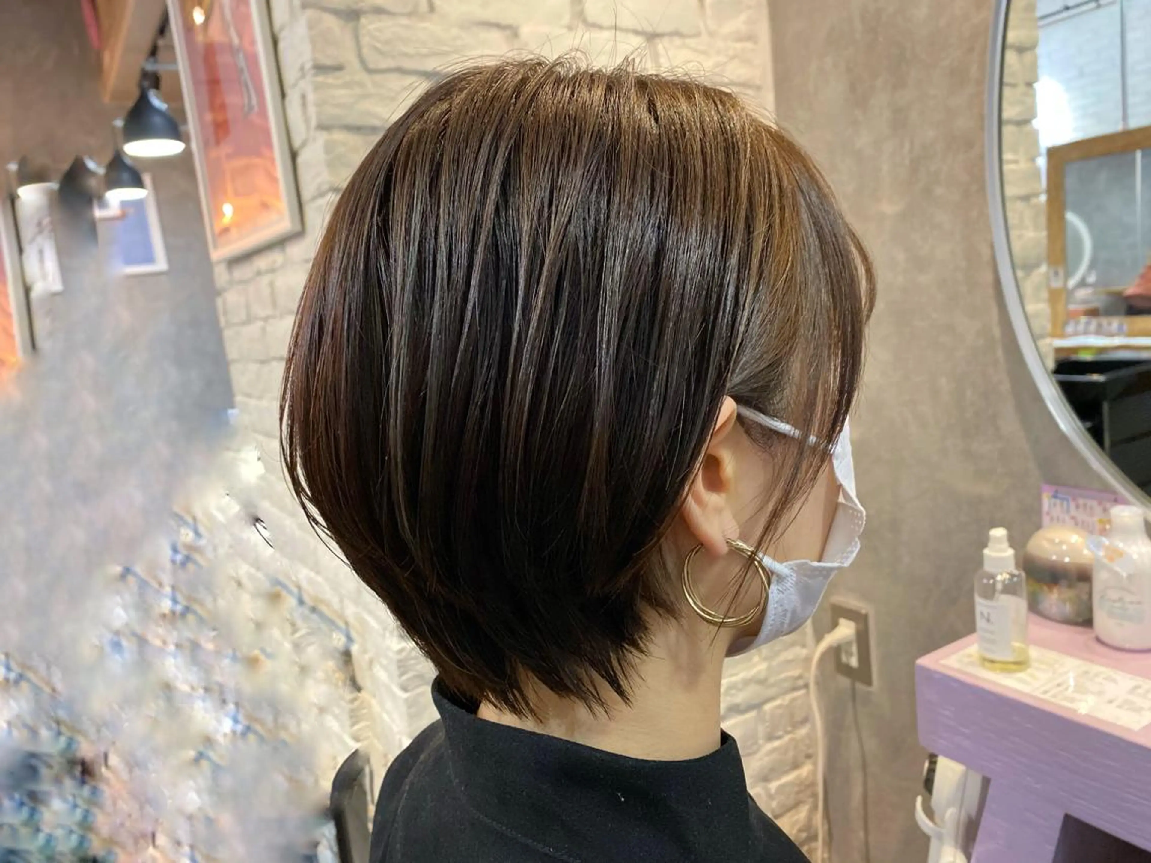 ショート カラー 丸みショート ショートヘア 半個室女性salon 🩰Natsumiのヘアスタイル