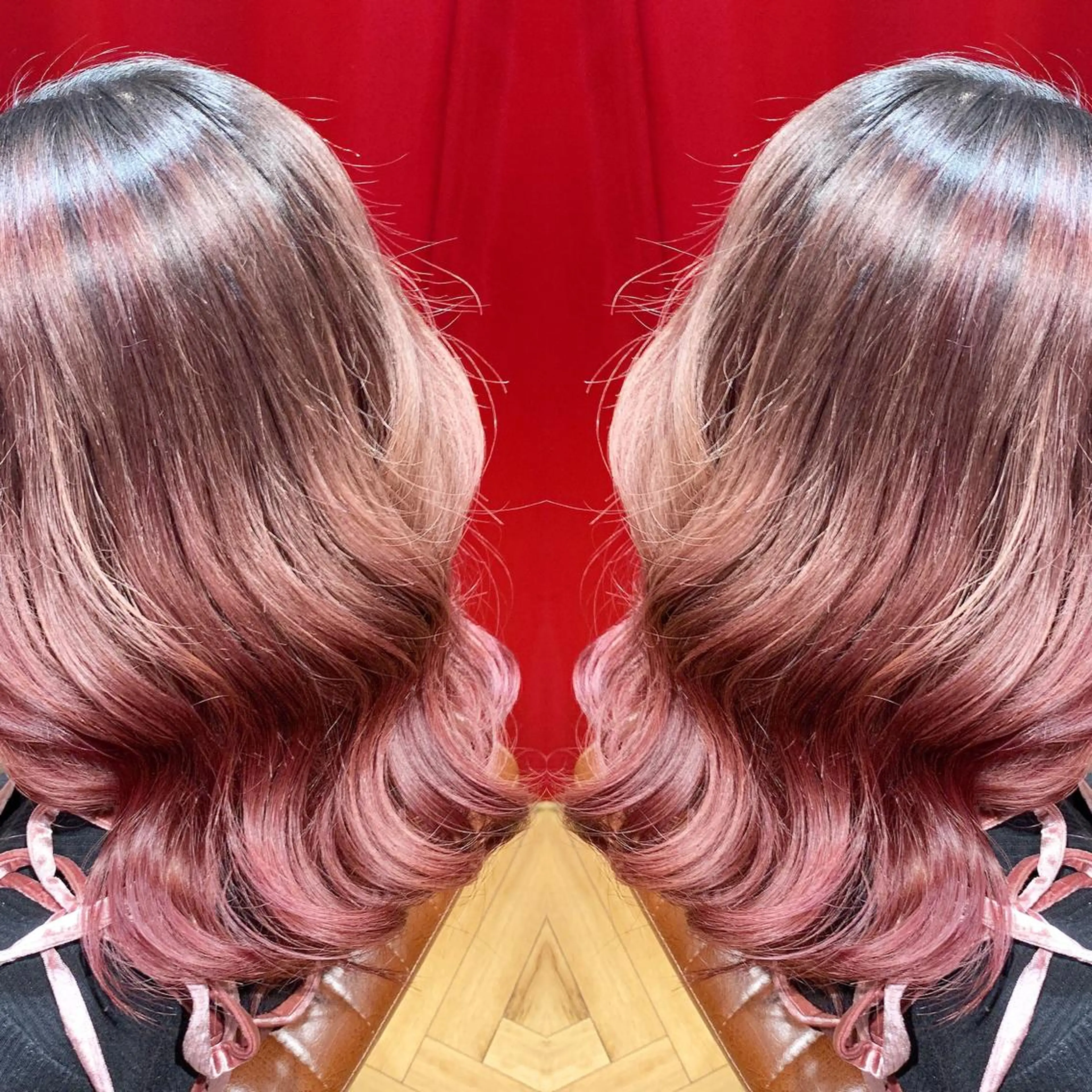 セミロング ヘアアレンジ beautism clock所属・韓国風🇰🇷うる艶 レイヤー/海青🫧のヘアスタイル