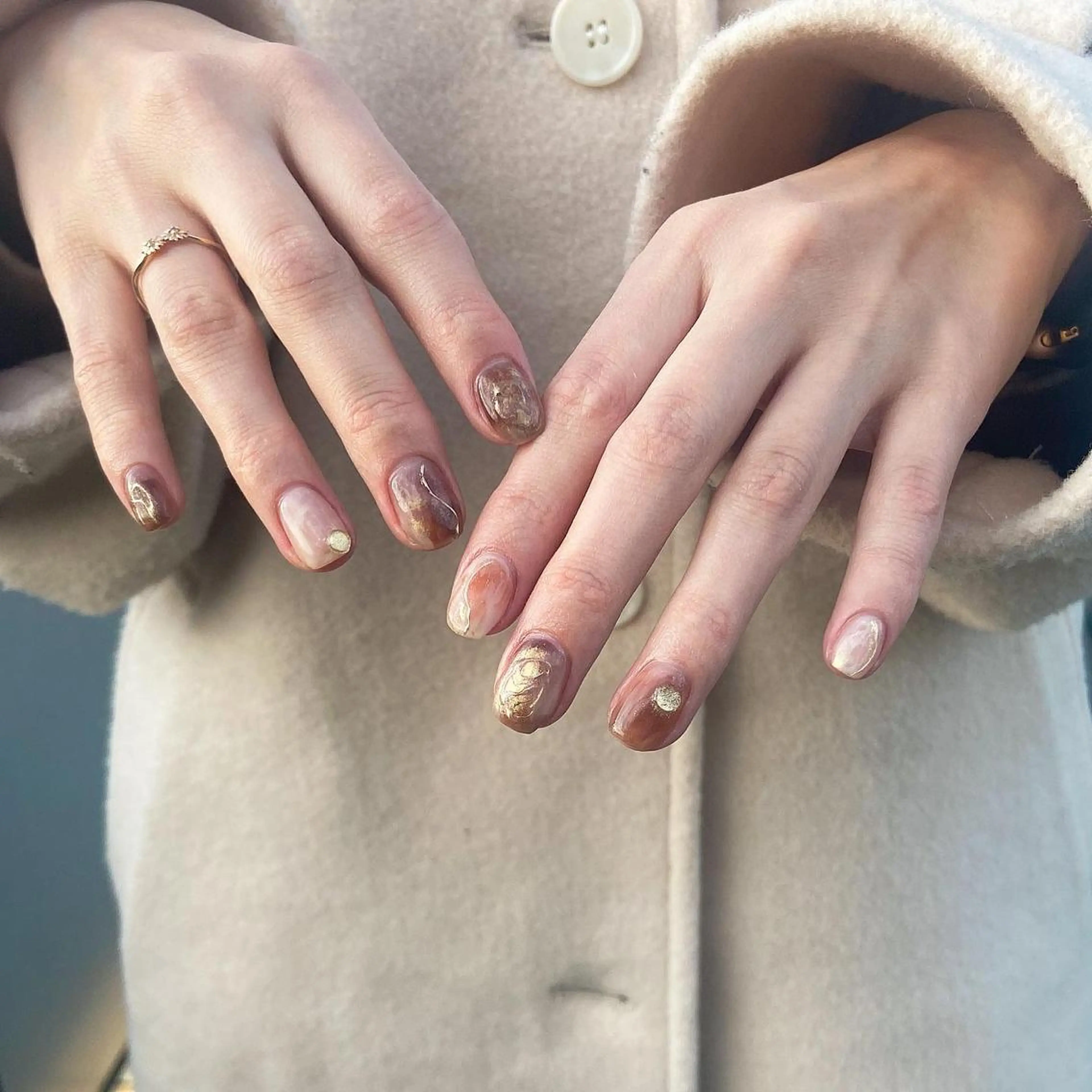 ネイル 𝕄𝕚𝕪𝕦🤍 自由が丘⌇パラジェルのネイルデザイン