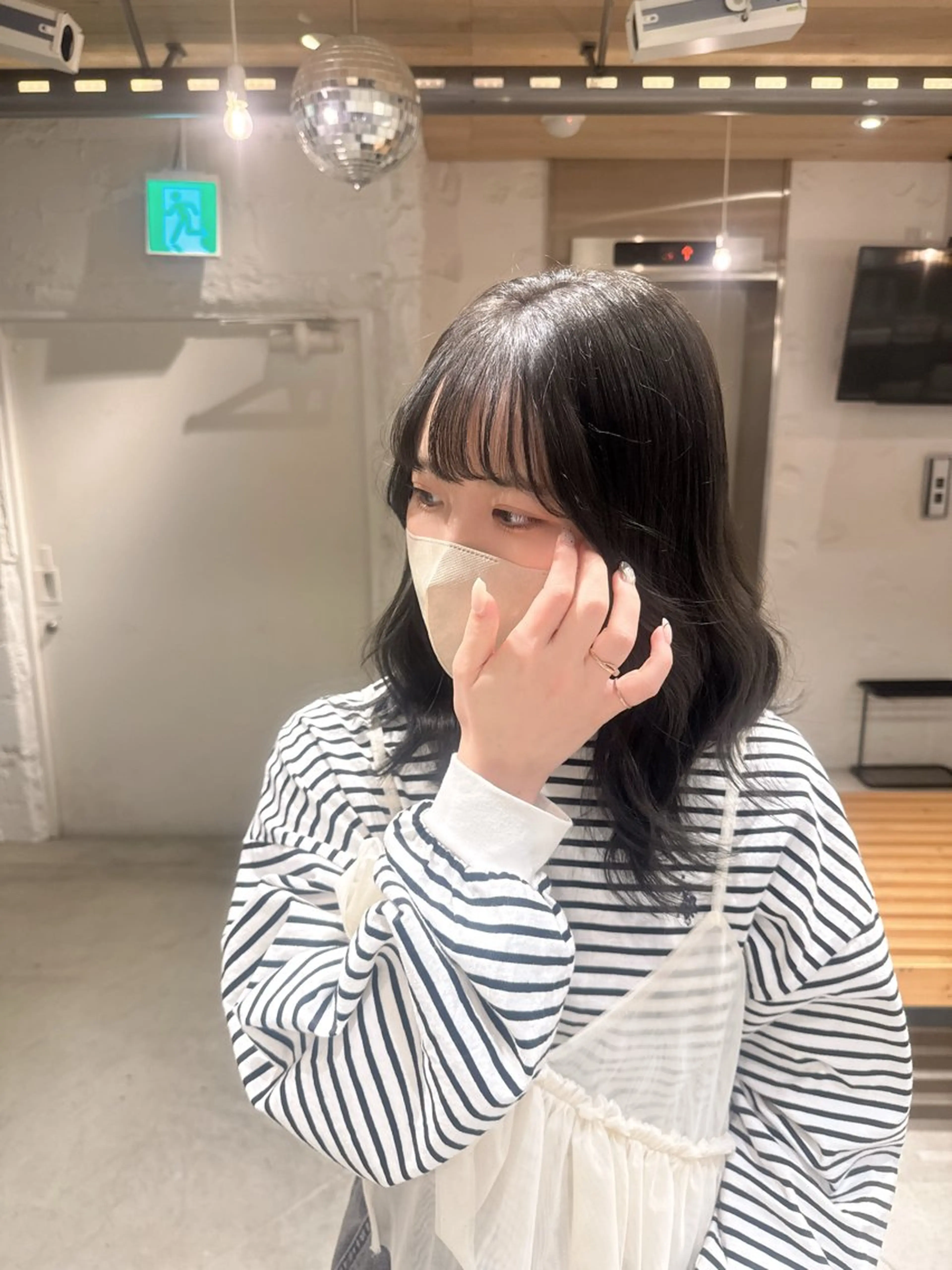 セミロング ヘアカラー トリートメント 🌶推しカラー RINA🌶´-のヘアスタイル