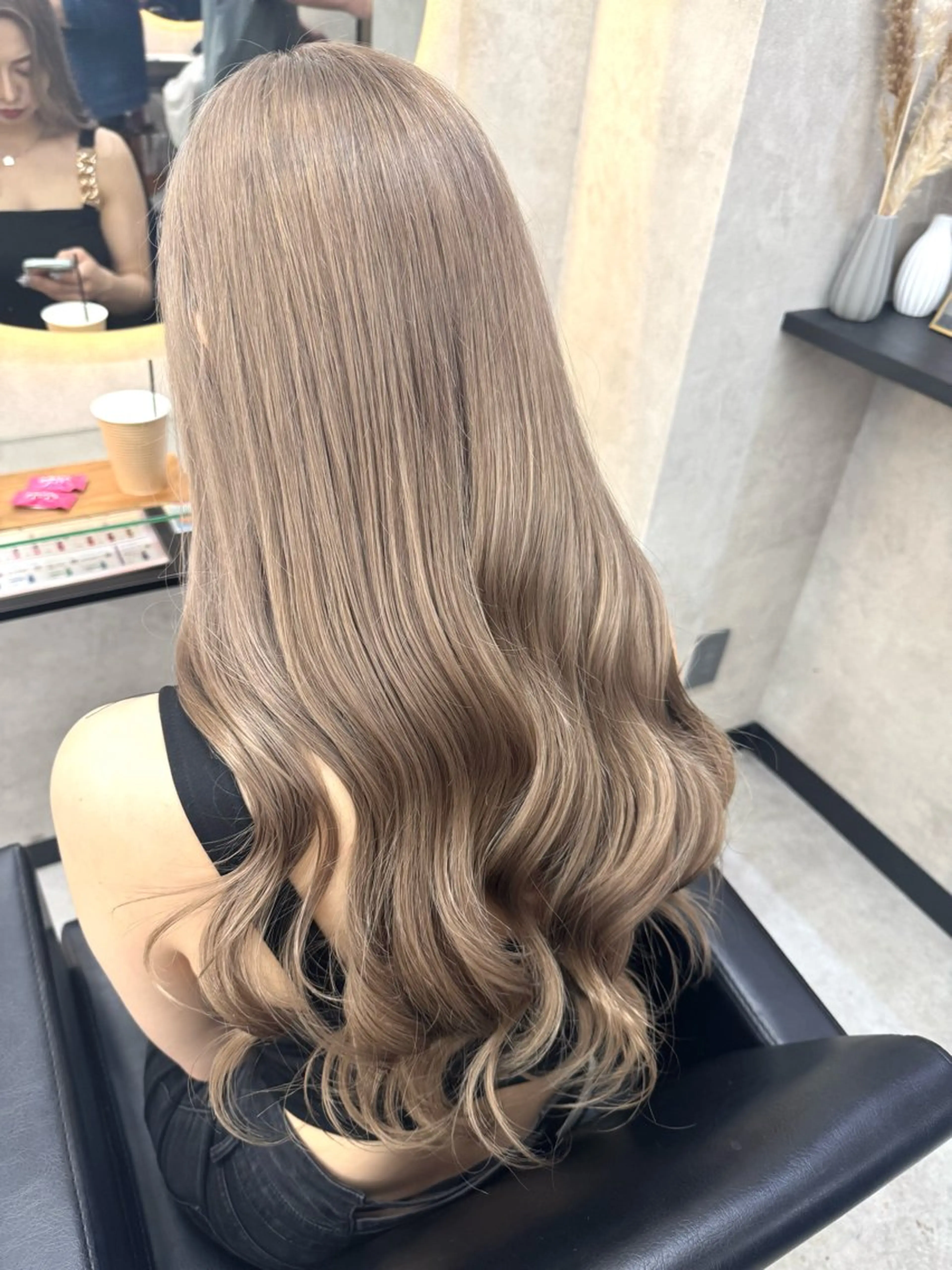 ロング 🧋ミルクティー 職人🧋のヘアスタイル