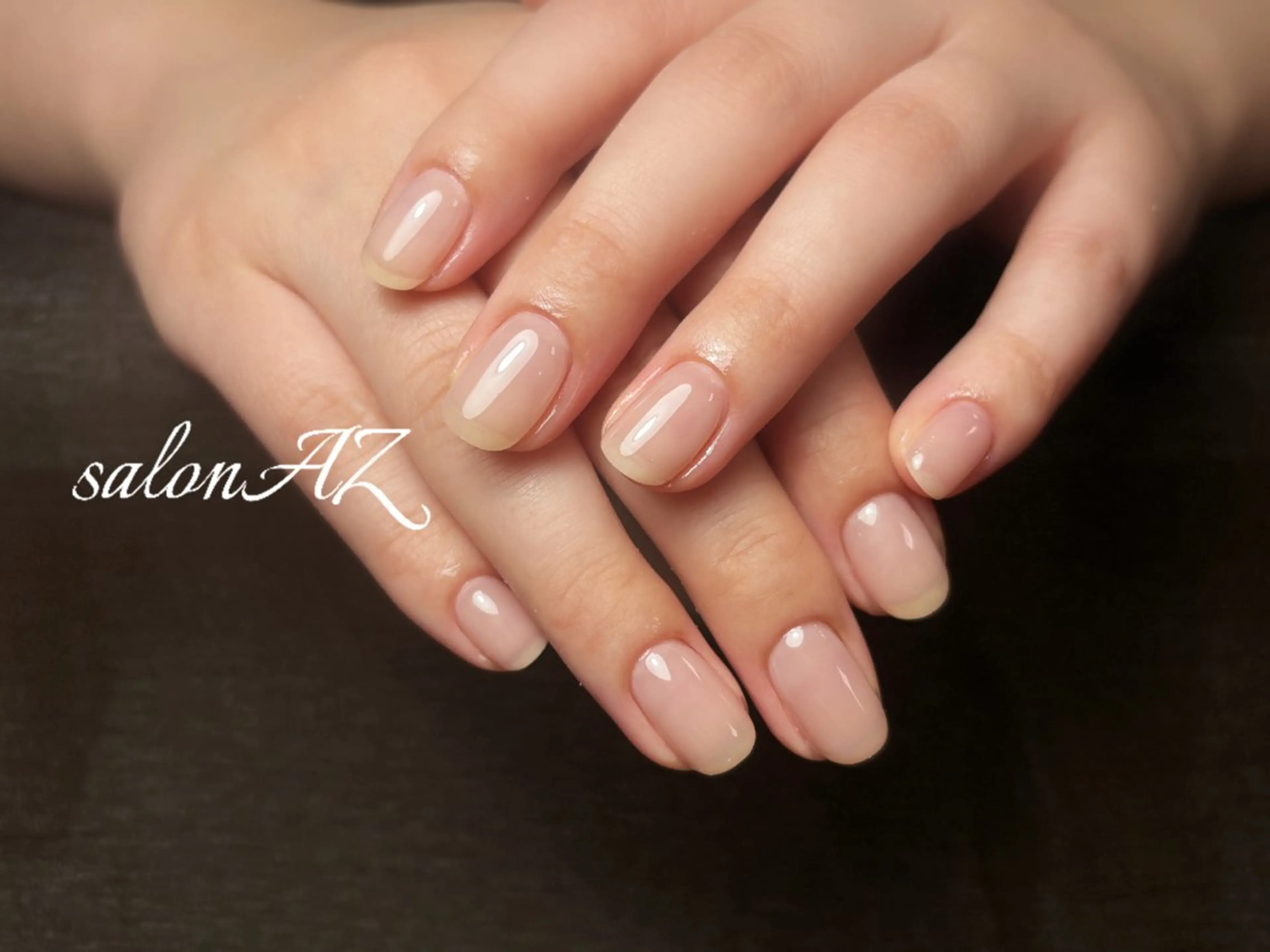 ネイル アートネイル 長さ出し フットネイル フレンチネイル ジェルネイル ハンドネイル salon AZのネイルデザイン