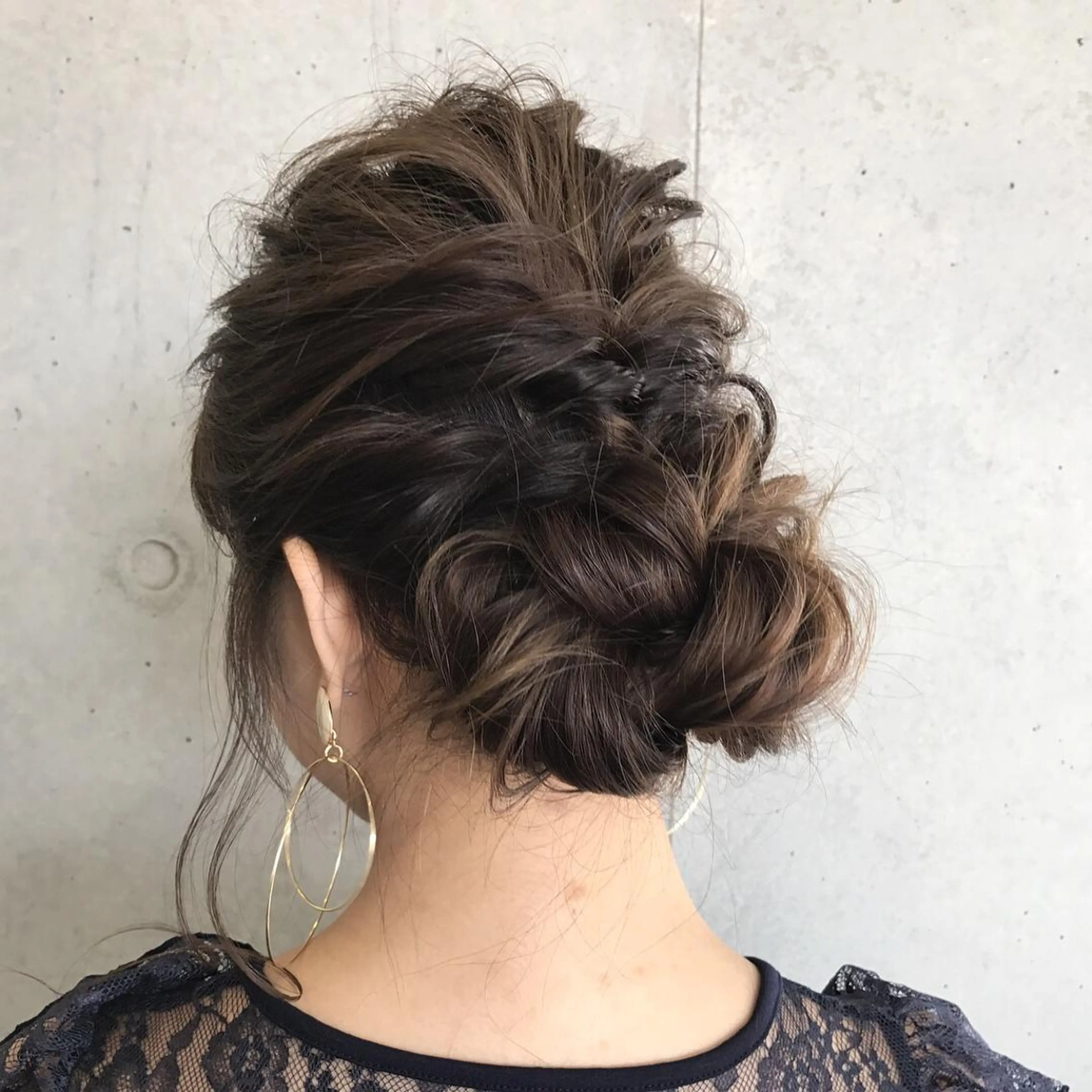 ロング ヘアアレンジ 松本 明日可のヘアスタイル