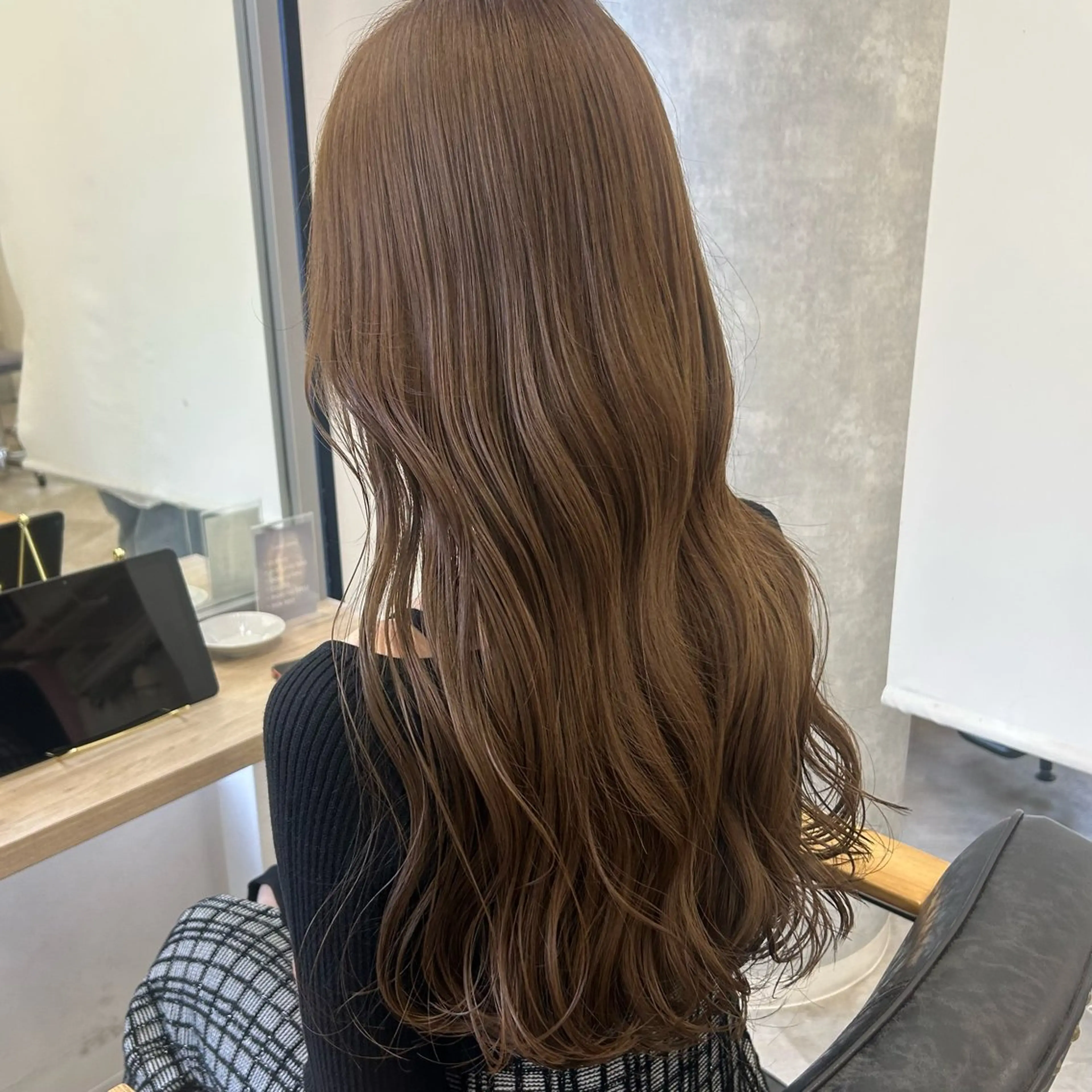 ロング カラー カット ヘアカラー トリートメント otoha✳︎ くすみカラーのヘアスタイル